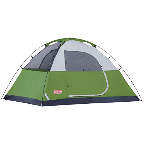 Coleman Sundome Camping Tent with Rainfly, 2/3/4/6 Person Tent Sets Up in 10 Mins, Weatherproof