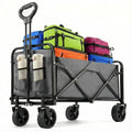 Collapsible Wagon with All-Terrain Wheels & Drink Holders