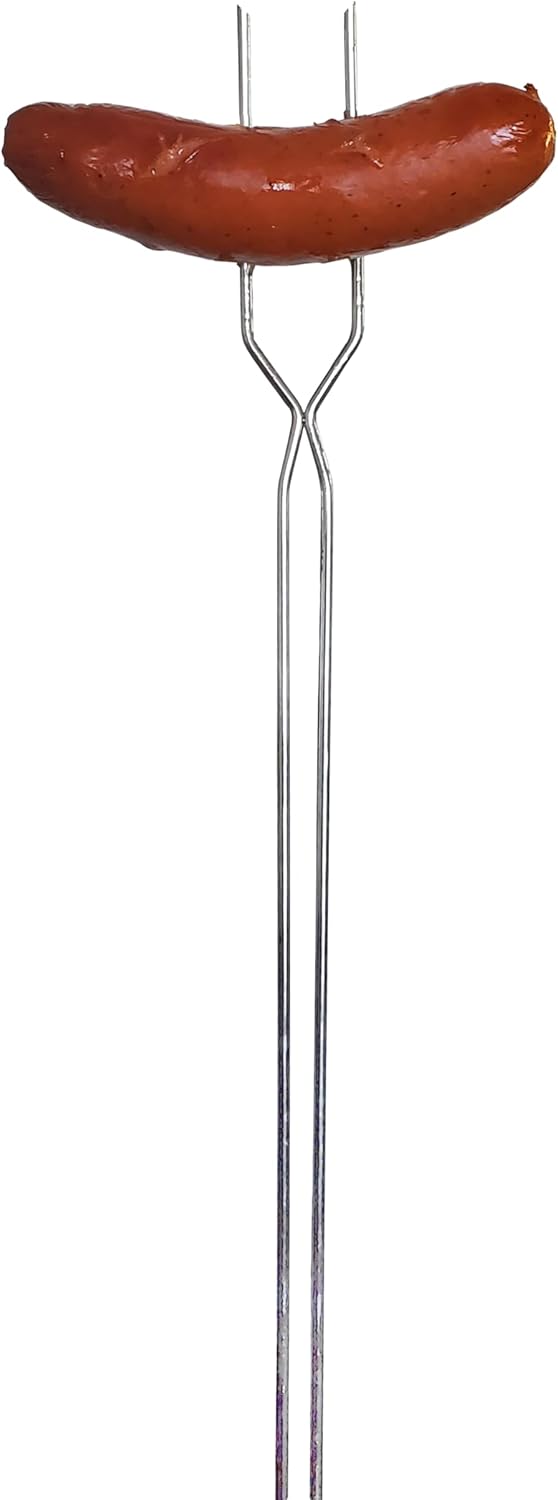 Coghlan's Telescoping Roasting Fork – Stainless Steel Skewers, Extends 12.5" to 34"