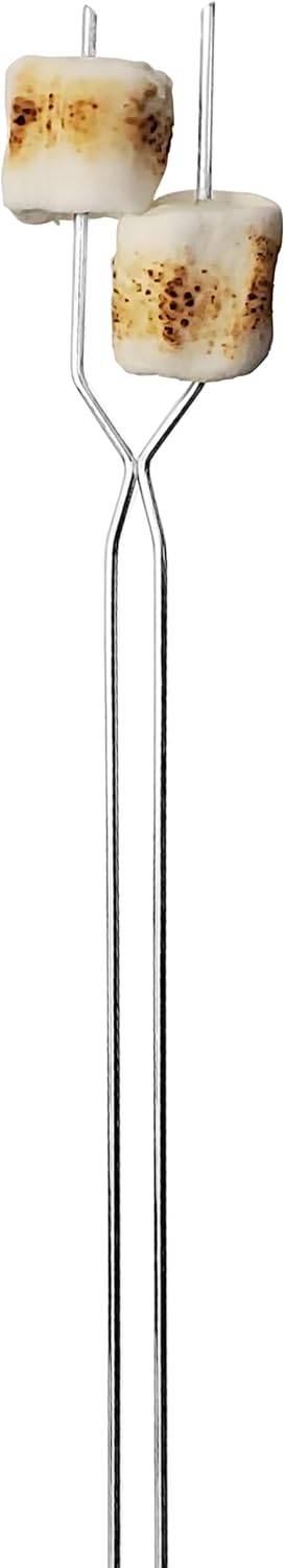 Coghlan's Telescoping Roasting Fork – Stainless Steel Skewers, Extends 12.5" to 34"