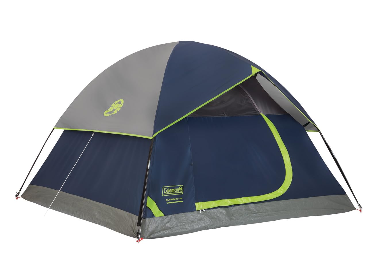 Coleman Sundome Camping Tent with Rainfly, 2/3/4/6 Person Tent Sets Up in 10 Mins, Weatherproof