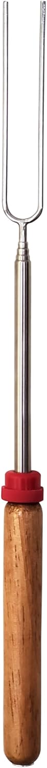 Coghlan's Telescoping Roasting Fork – Stainless Steel Skewers, Extends 12.5" to 34"