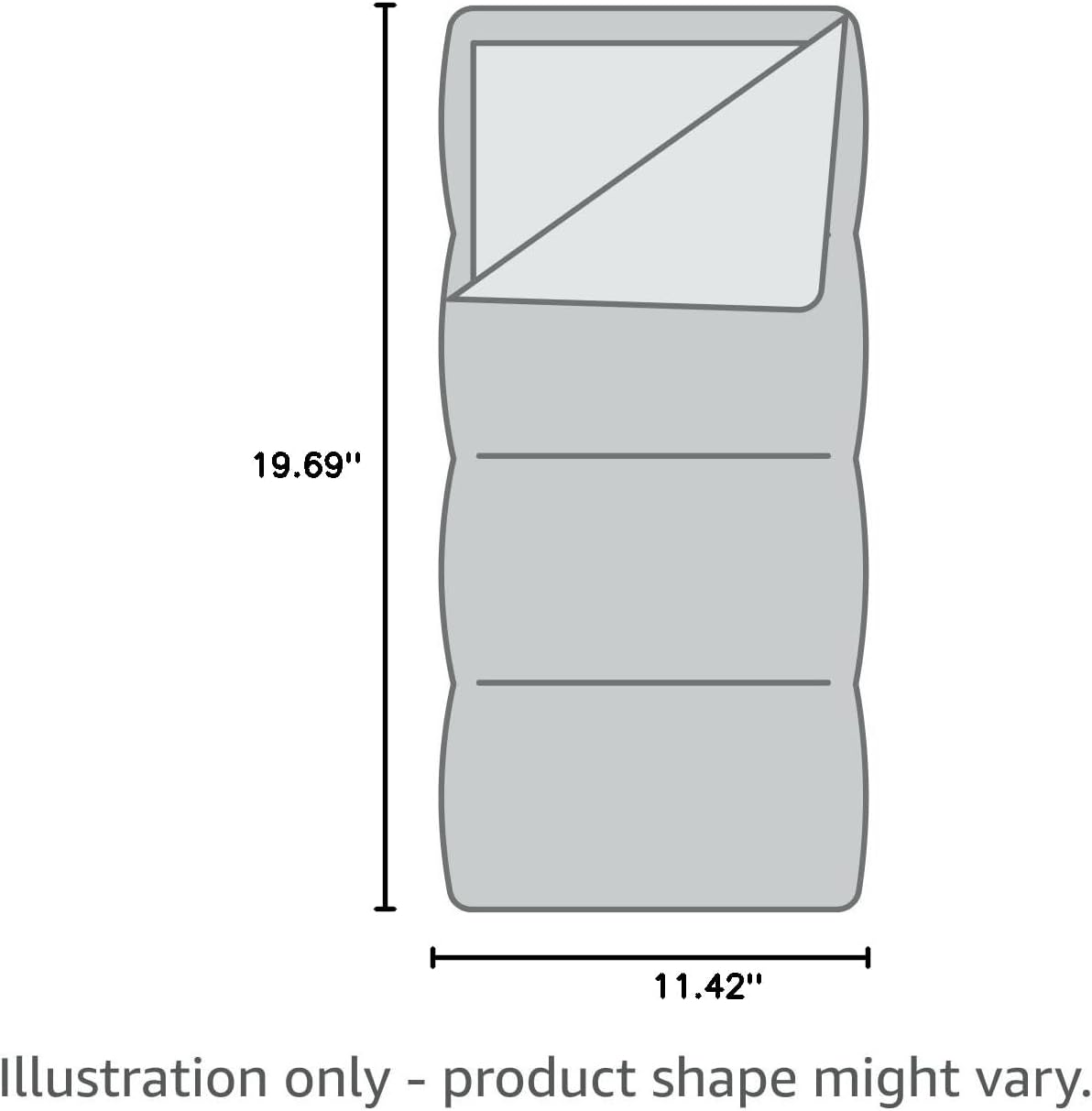 Coleman Dunnock 20°F Big ‘n Tall Sleeping Bag, Cold-Weather Sleeping Bag Fits Adults up to 6ft 4in, Machine Washable, Flannel Liner