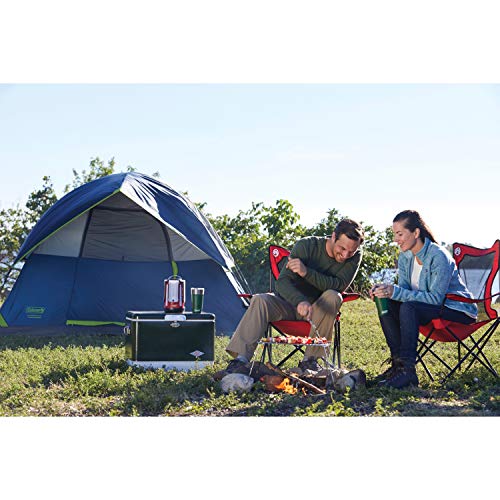 Coleman Sundome Camping Tent with Rainfly, 2/3/4/6 Person Tent Sets Up in 10 Mins, Weatherproof