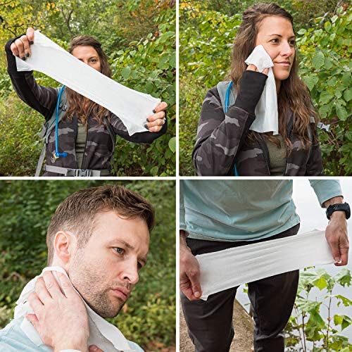 Surviveware Biodegradable Wipes Men or Women - Shower Wet Wipes - 32 Count, Pack of 1