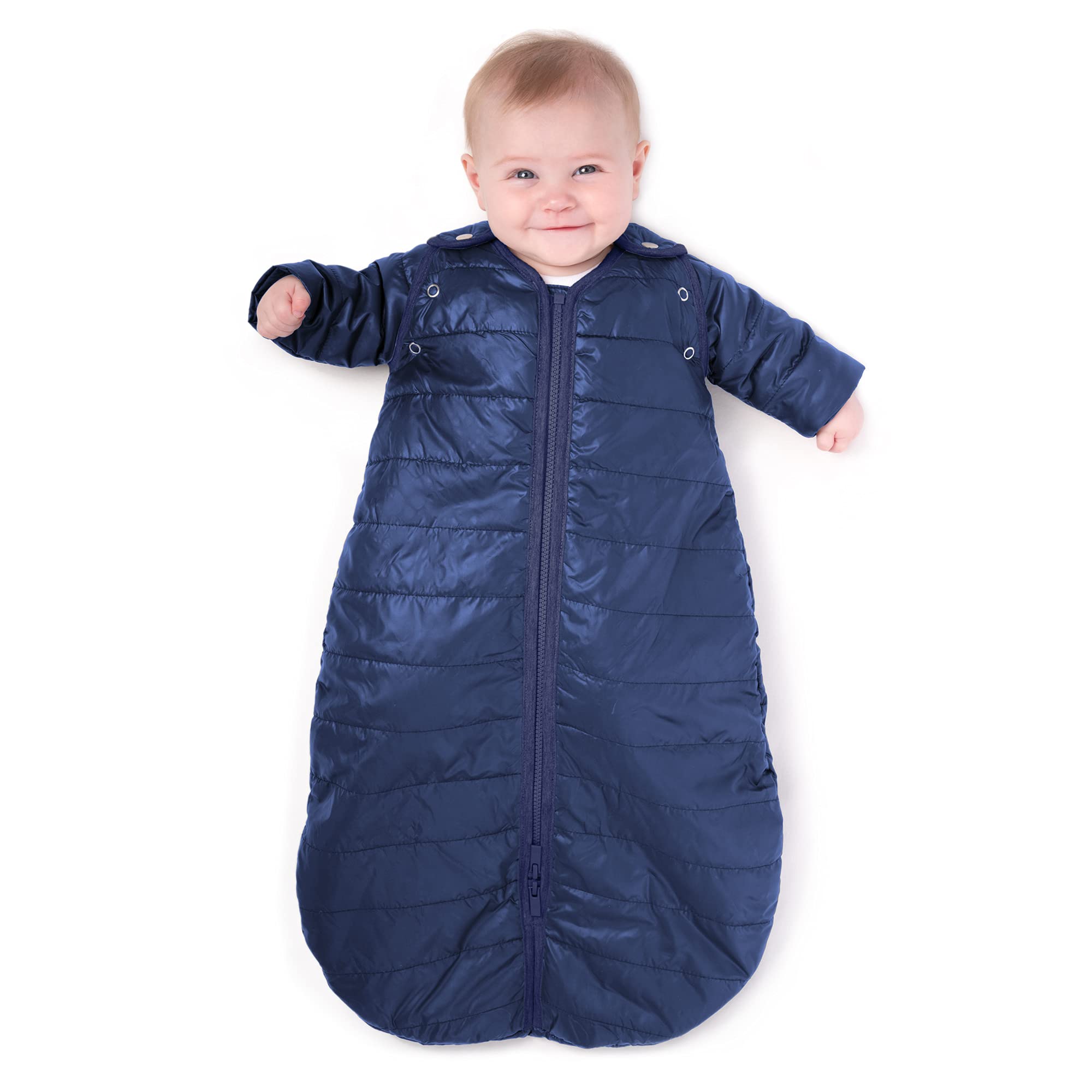 Baby Sleeping Bag - Warm Quilted Duvet Material - Outdoor & Indoor (6-18 months)