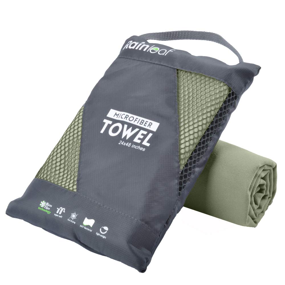 Rainleaf Microfiber Towel, Quick dry, Compact