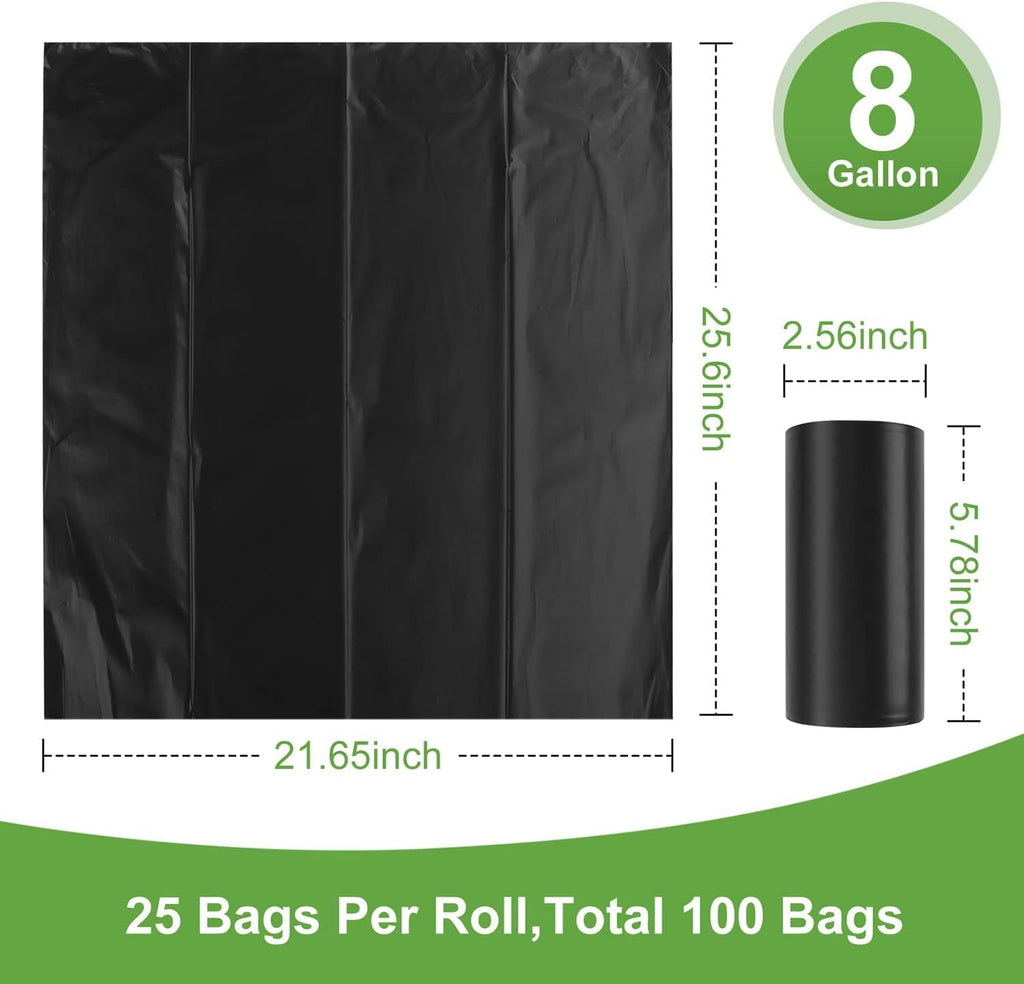 Portable Biodegradable Camping 8 Gallon Waste Bags for 5-8 Gallon Bucket Toilet