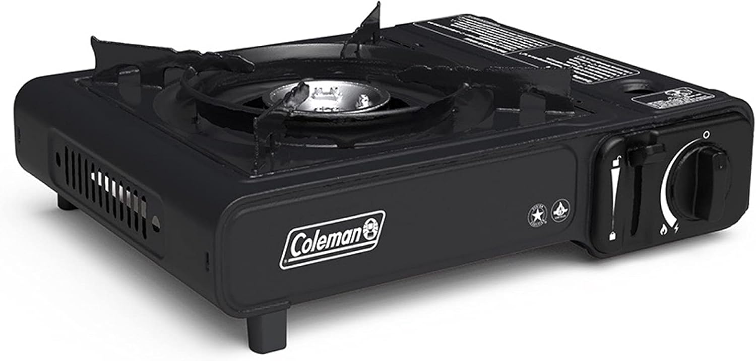 Coleman Classic 1-Burner Butane Stove, Portable Camping Cooktop with Carry Case & InstaStart Ignition