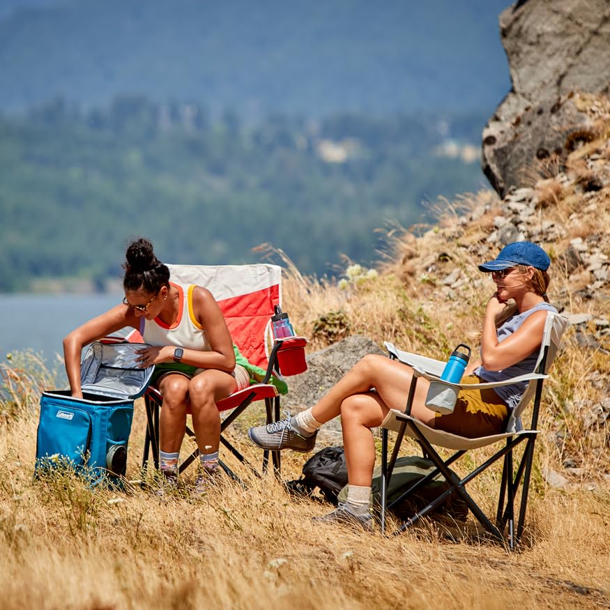 Coleman Big-N-Tall Camping Chair with Cup Holder & Side Pocket