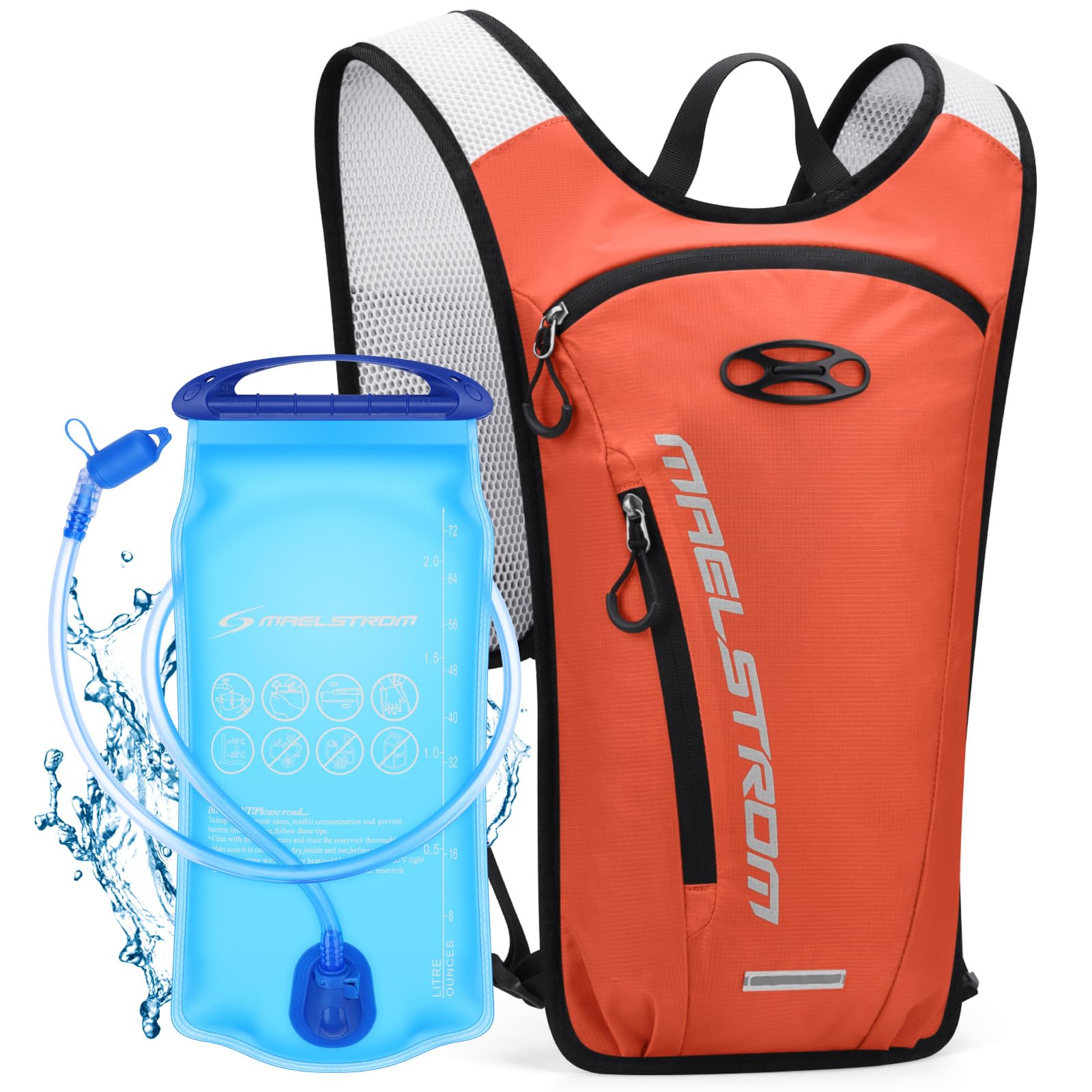 Hydration Vest,  Hiking Backpack with 2L Water Bladder