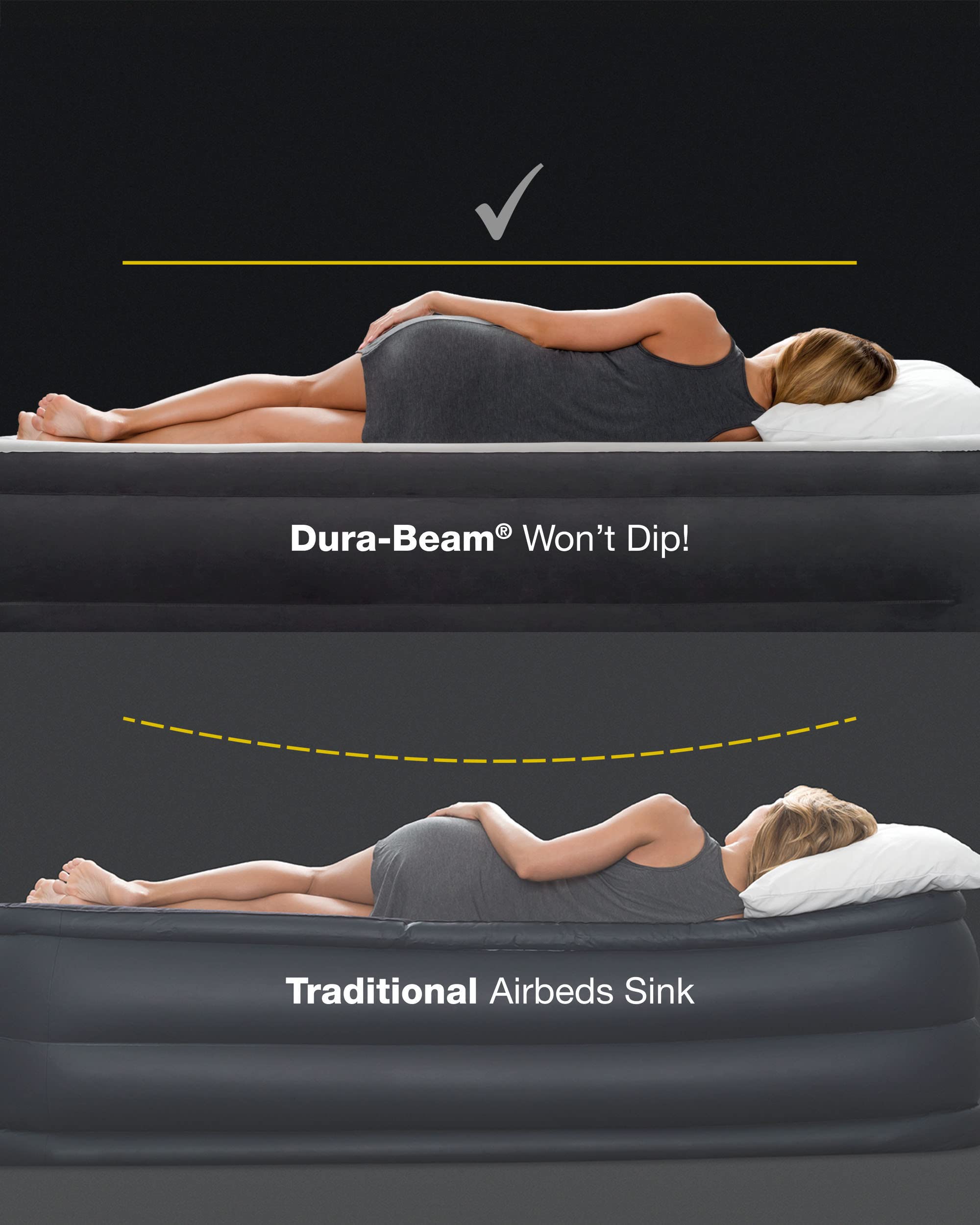 Intex 64758E Air Mattress: 600lb Weight Capacity, Pump Sold Separately
