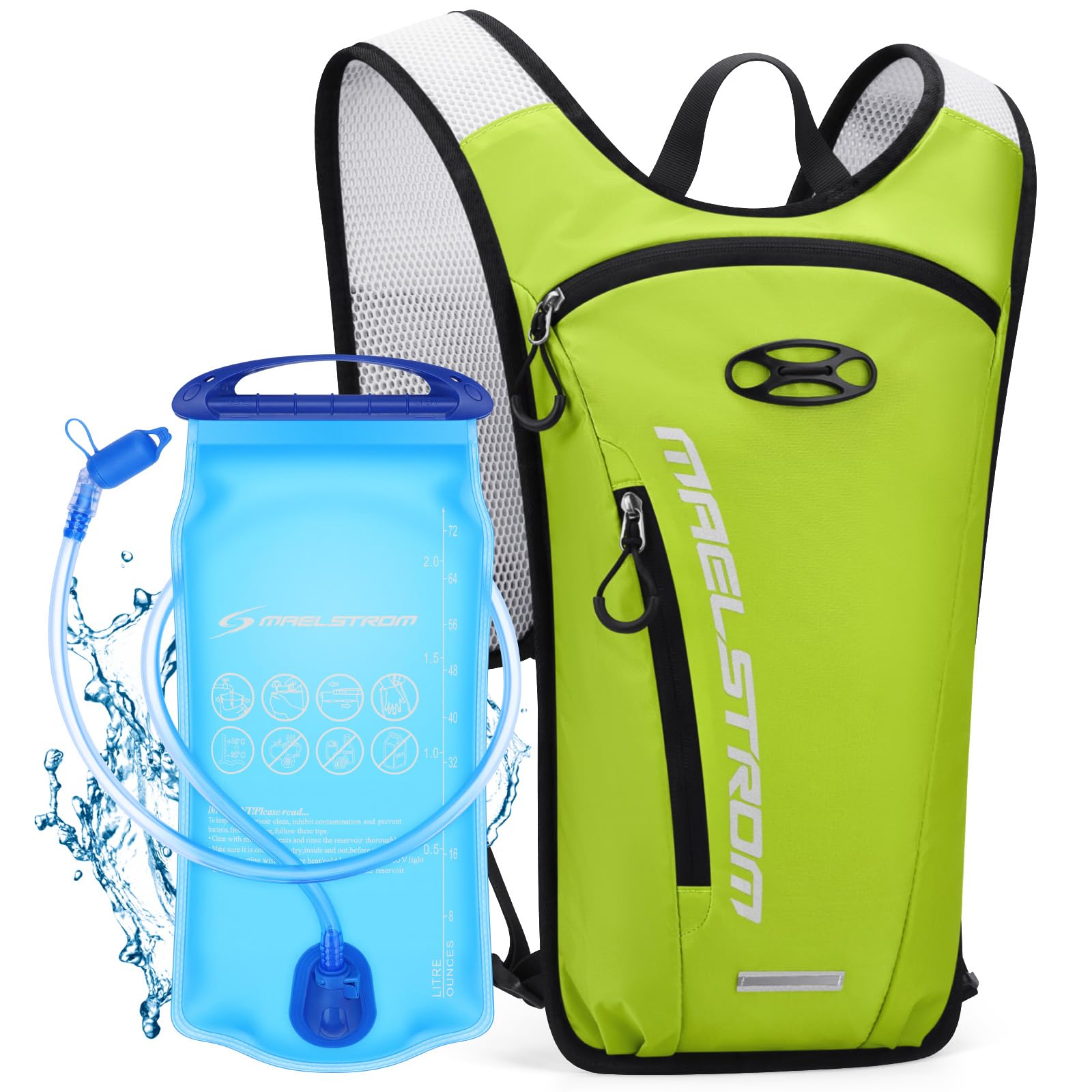 Hydration Vest,  Hiking Backpack with 2L Water Bladder