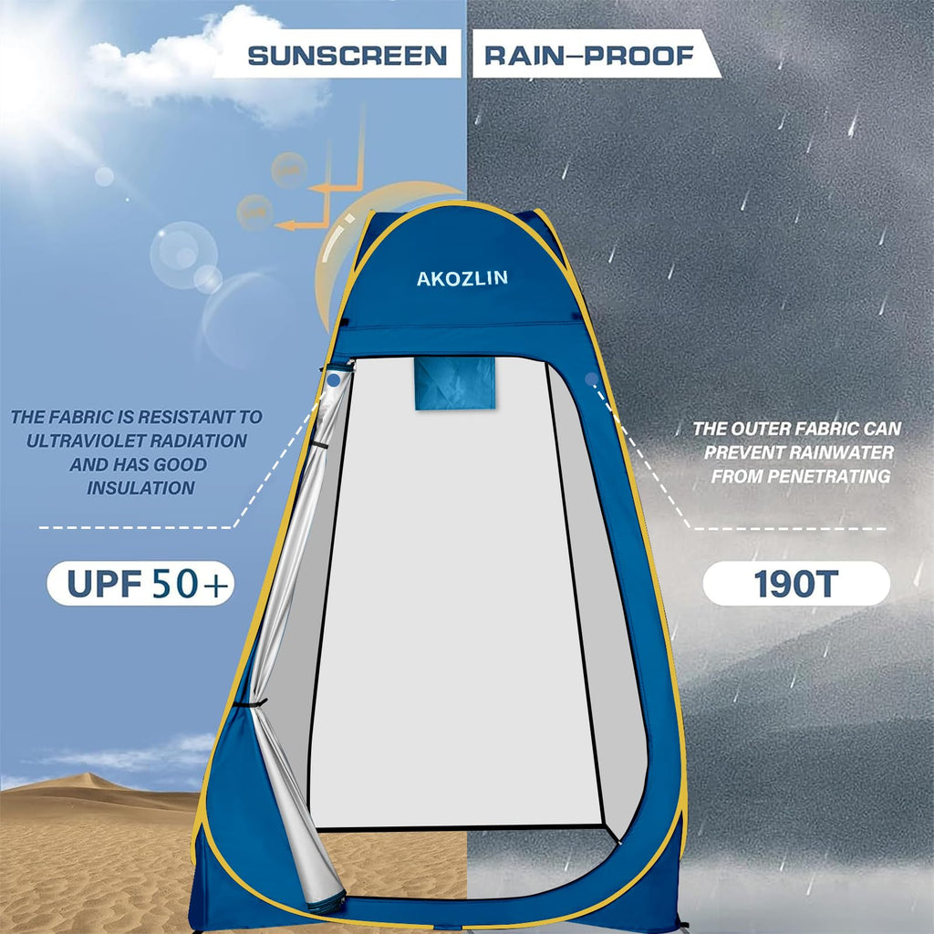 Portable Pop Up Shower Tent, Camp Toilet Tent