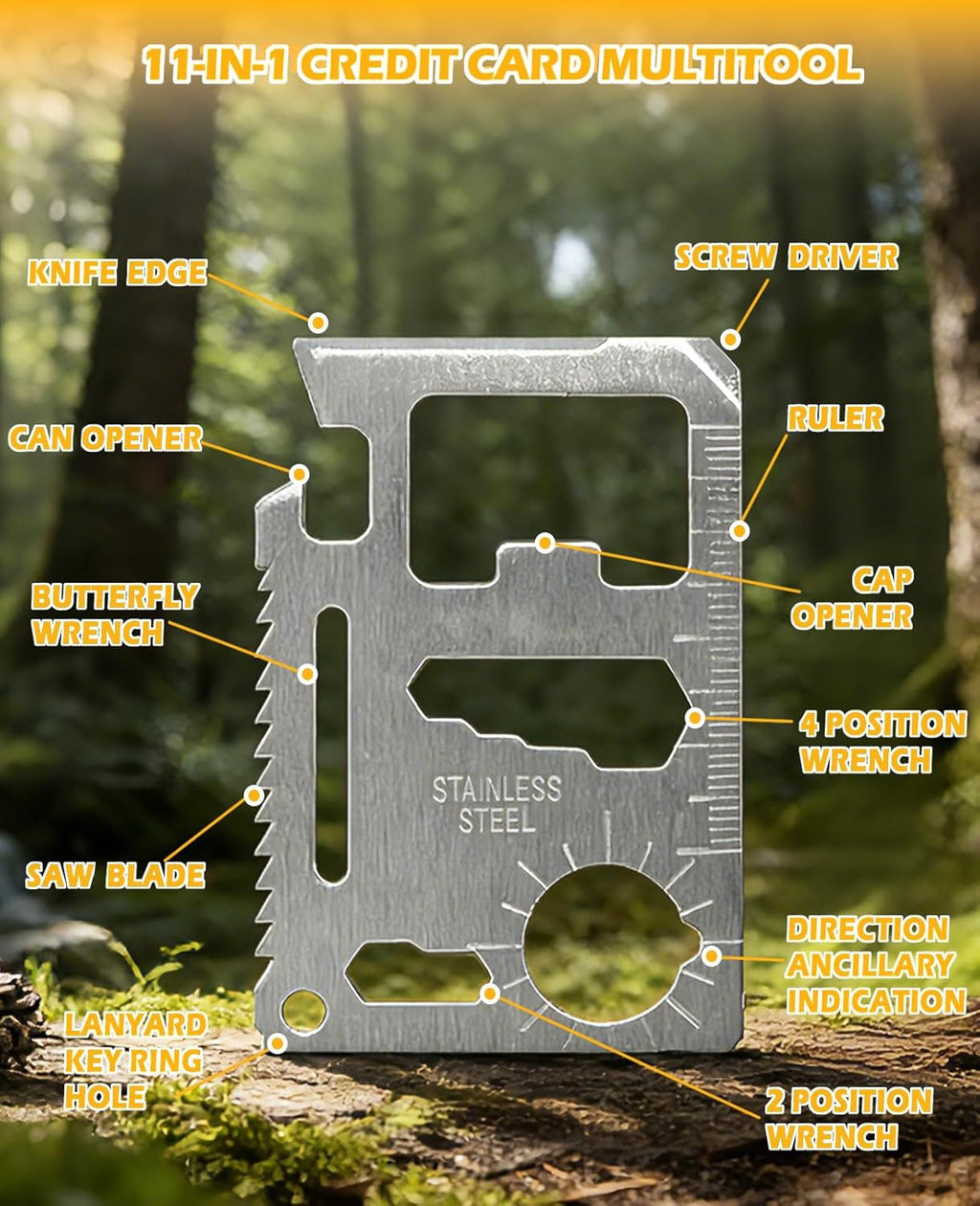 5 in 1 Ferro Rod Fire Starter Kit