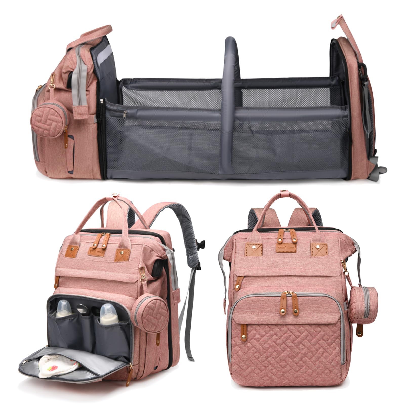 Baby Diaper Bags with Changing Station, Waterproof