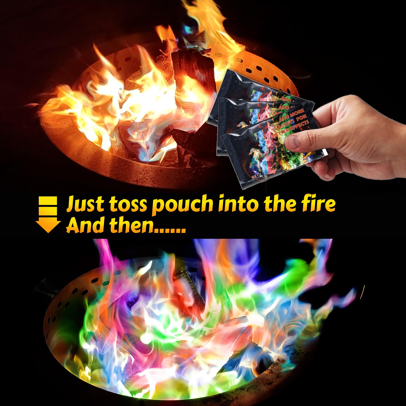 HGD (6 Pack) Magic Campfire Fire Color Changing Packets
