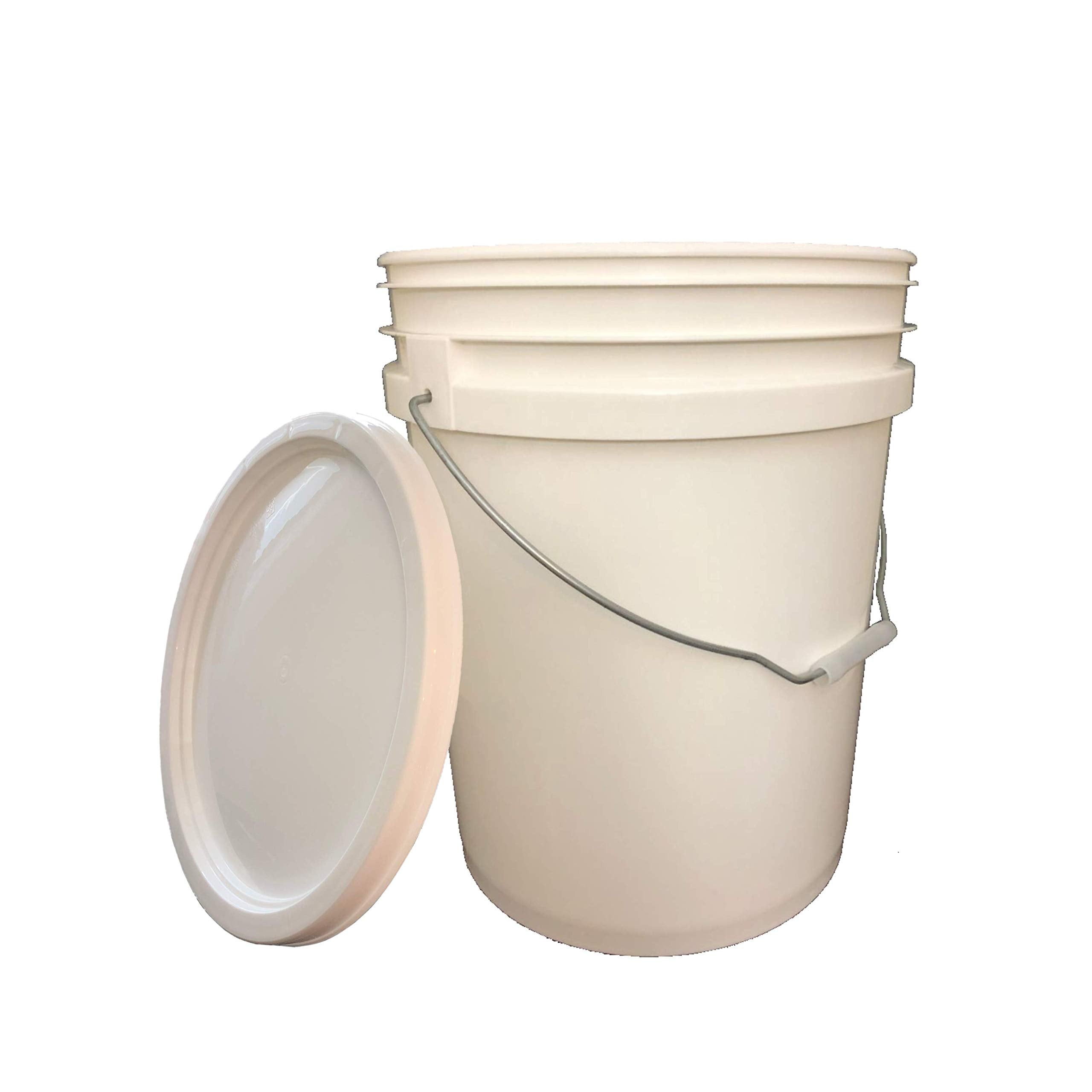 Outdoor 5 Gallon Bucket with Lid - Durable All Purpose Pail