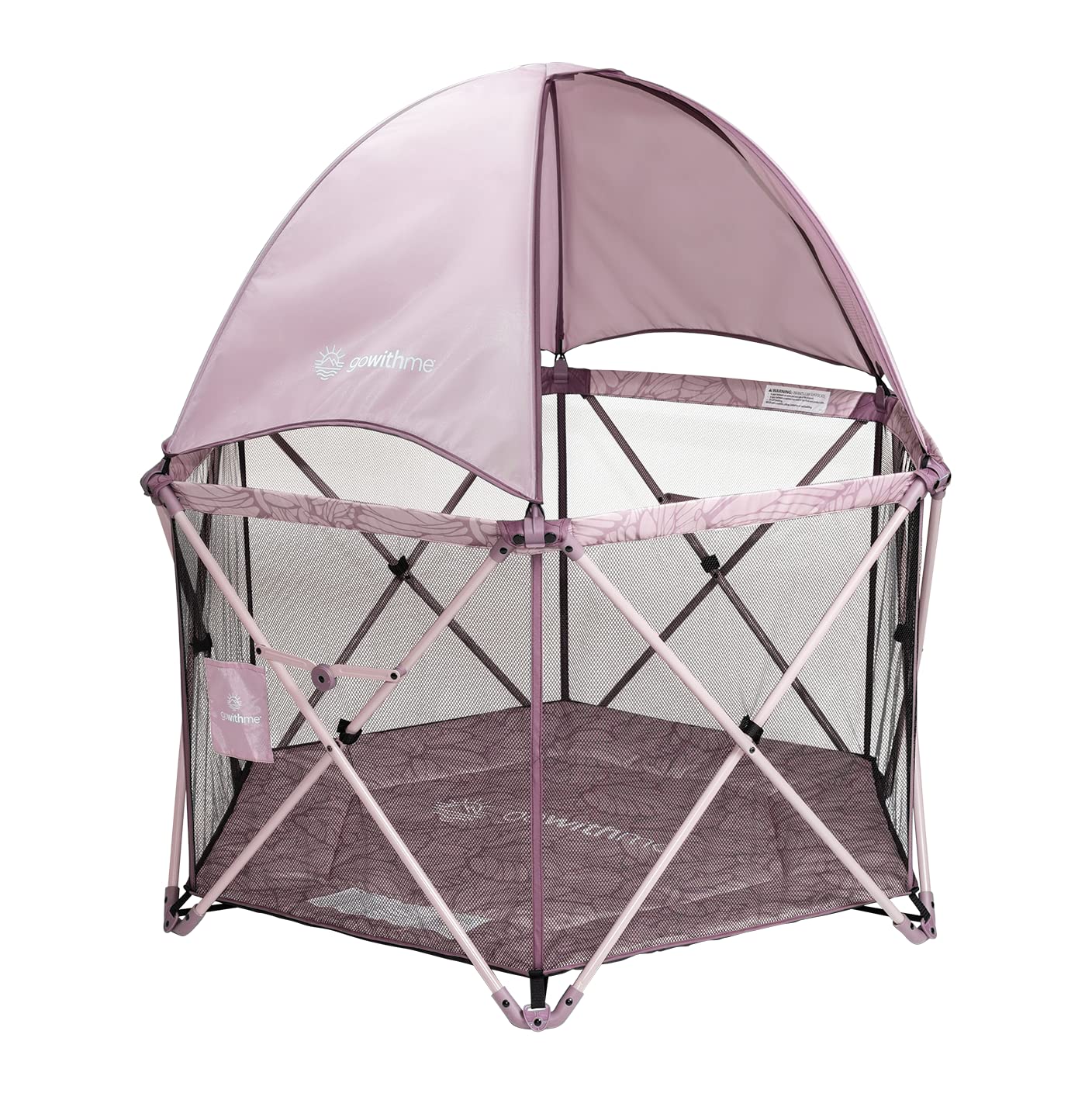 Mesh Portable Playard with Sun Canopy for Indoor and Outdoor  use