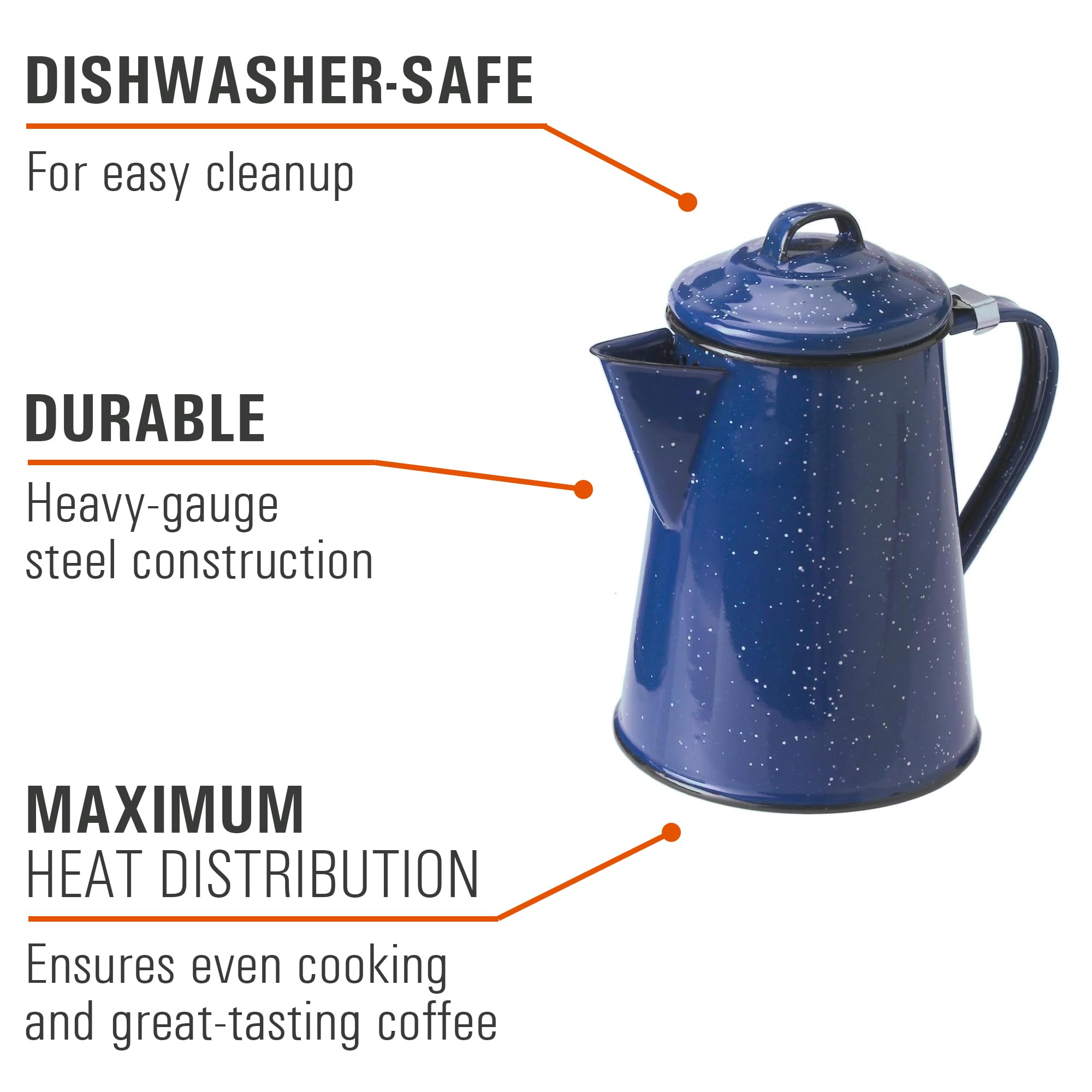 GSI Outdoors Enamel Coffee Pot