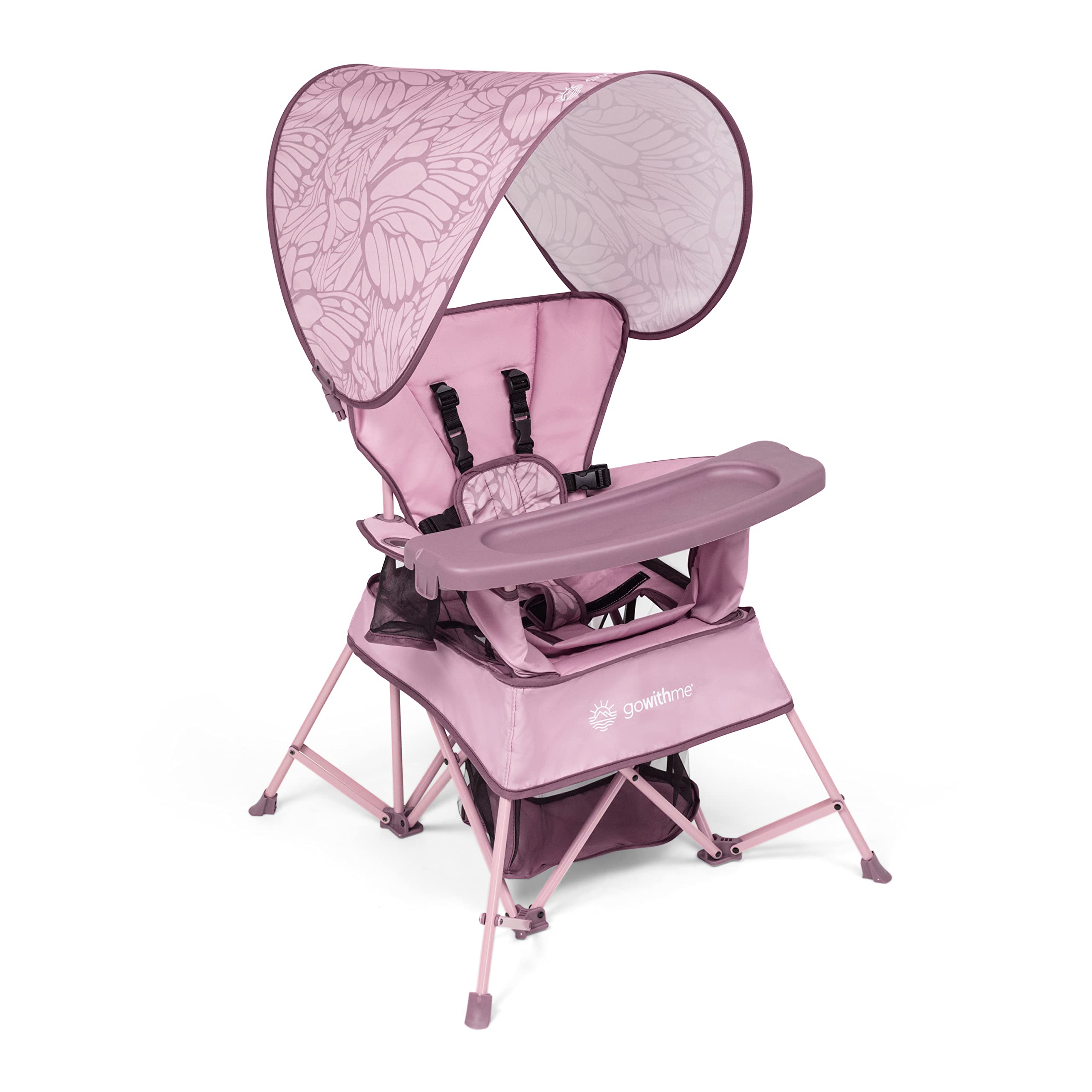 Portable Chair for Indoor and Outdoor use with Sun Canopy, 3 Child Growth Stages