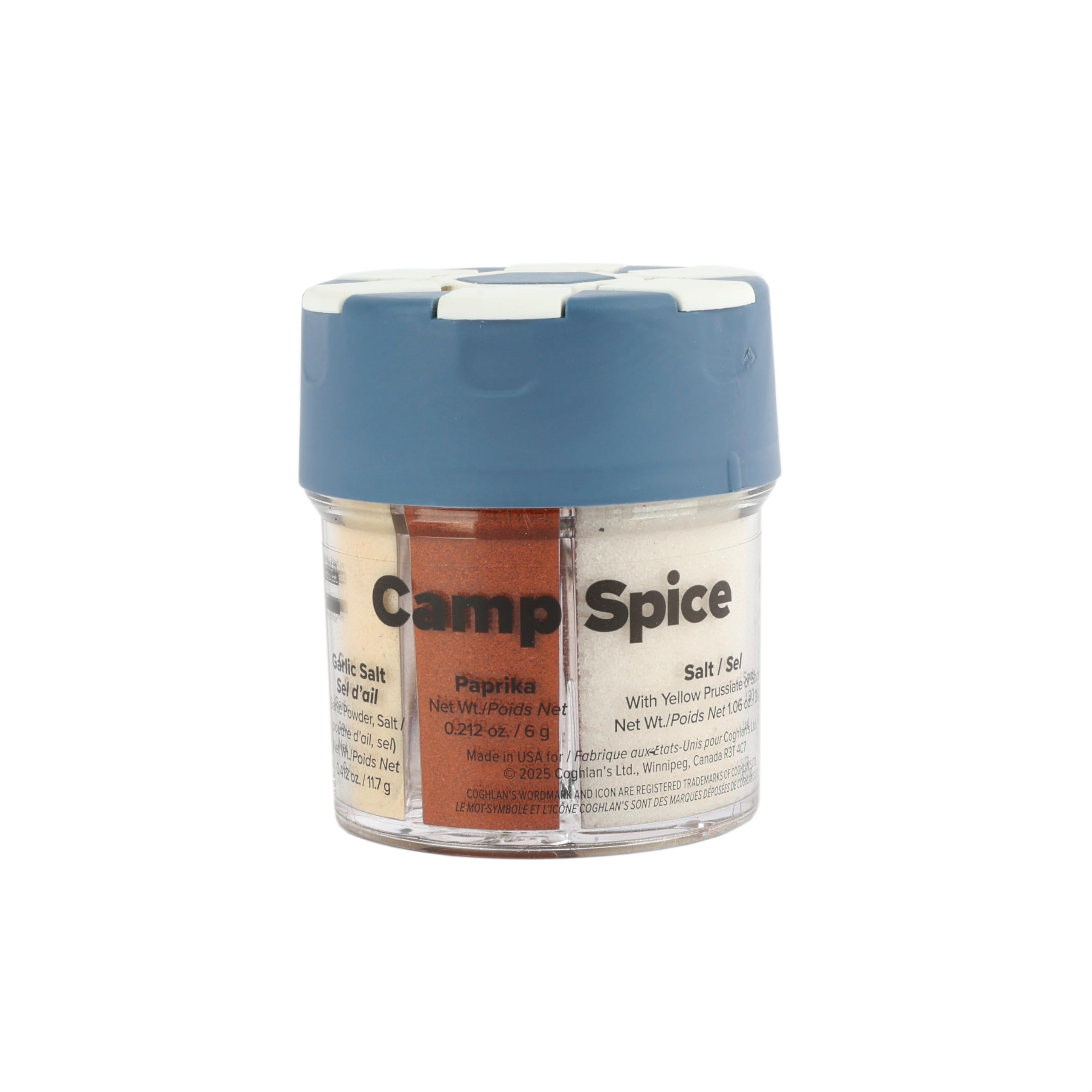 Coghlan’s Multi-Spice Shakers – Compact 6-in-1 Seasoning Containers