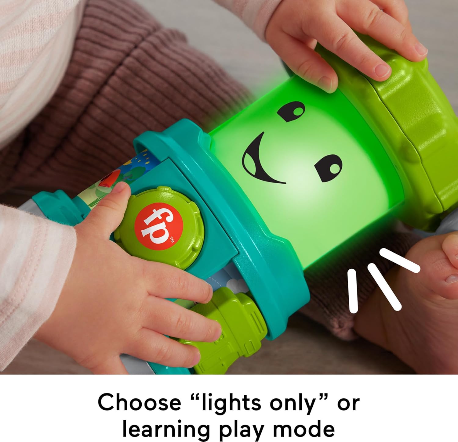 Fisher-Price Baby Learning Toy Laugh & Learn Camping Fun Lantern, Pretend Camping Gear with Lights & Music for Infants Ages 6+ Months