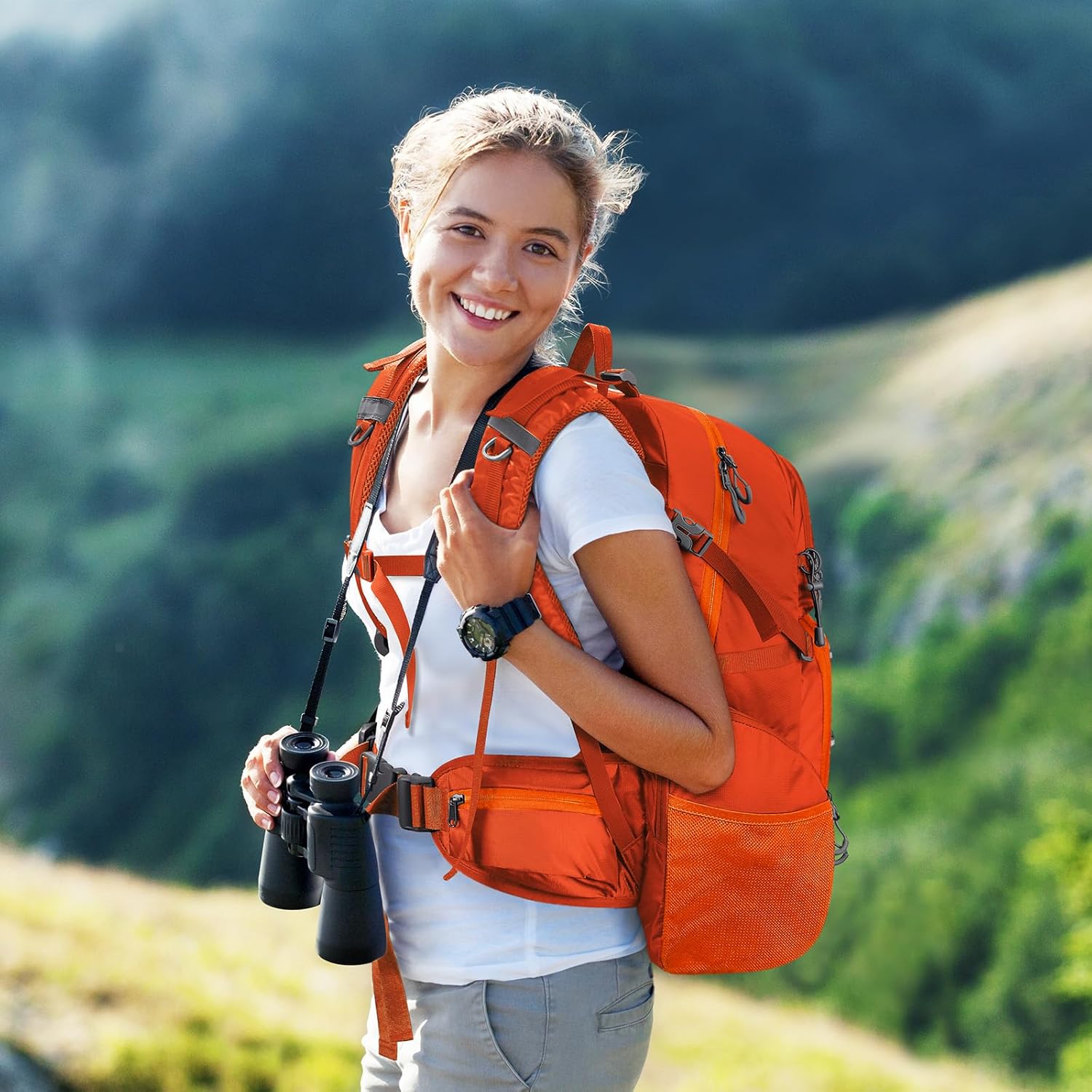 Waterproof Lightweight Travel Pack with Rain Cover