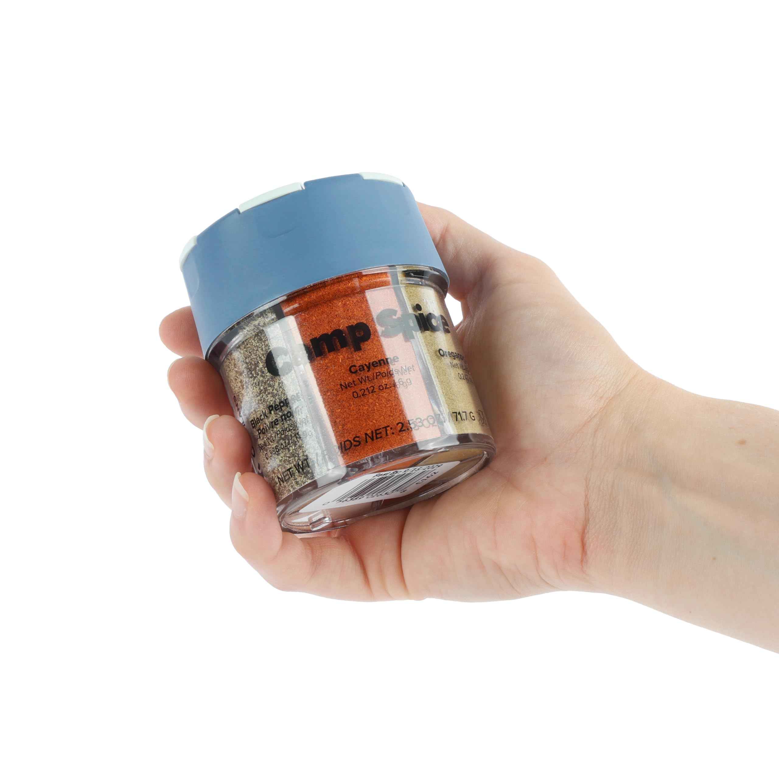 Coghlan’s Multi-Spice Shakers – Compact 6-in-1 Seasoning Containers