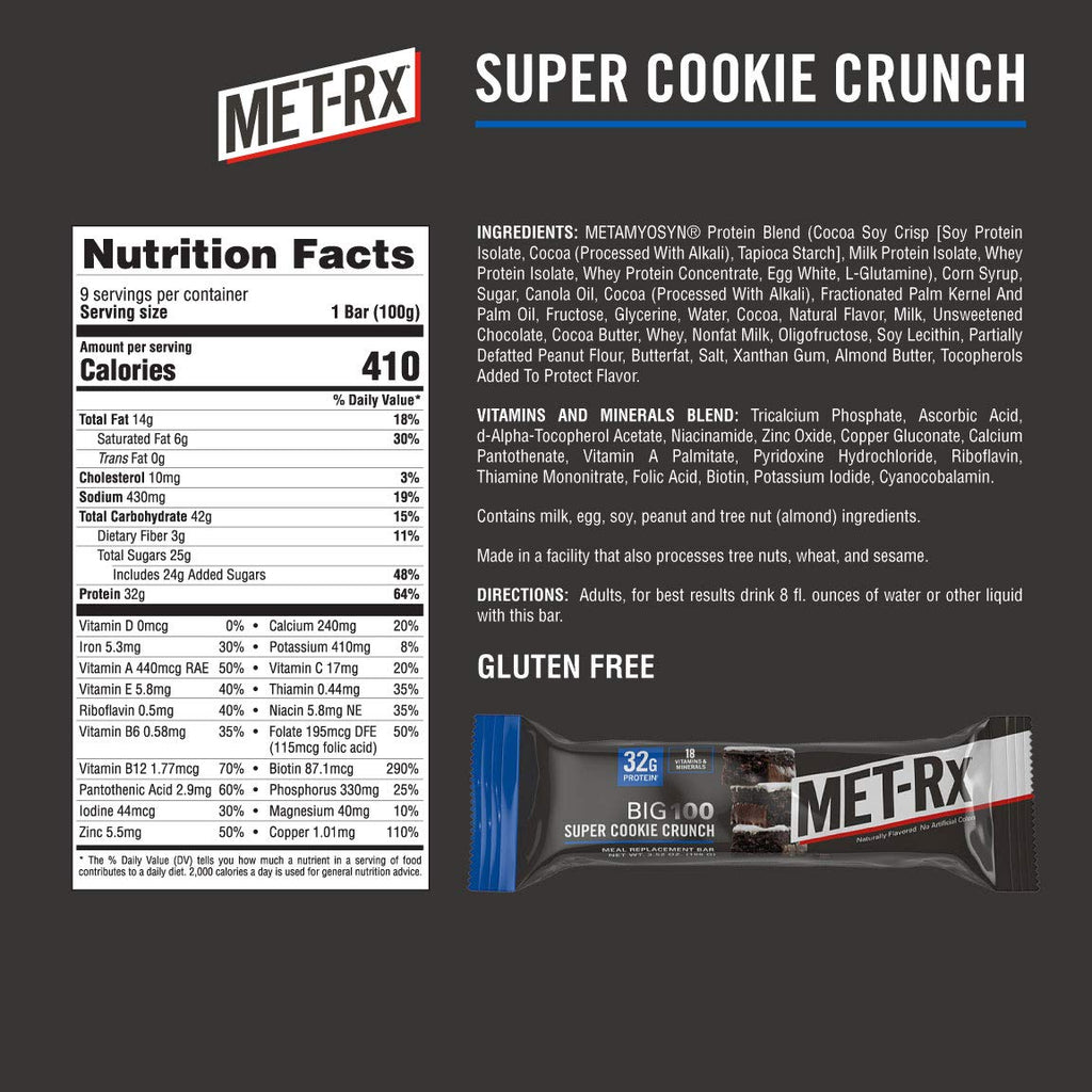 MET-Rx Meal Replacement Bars