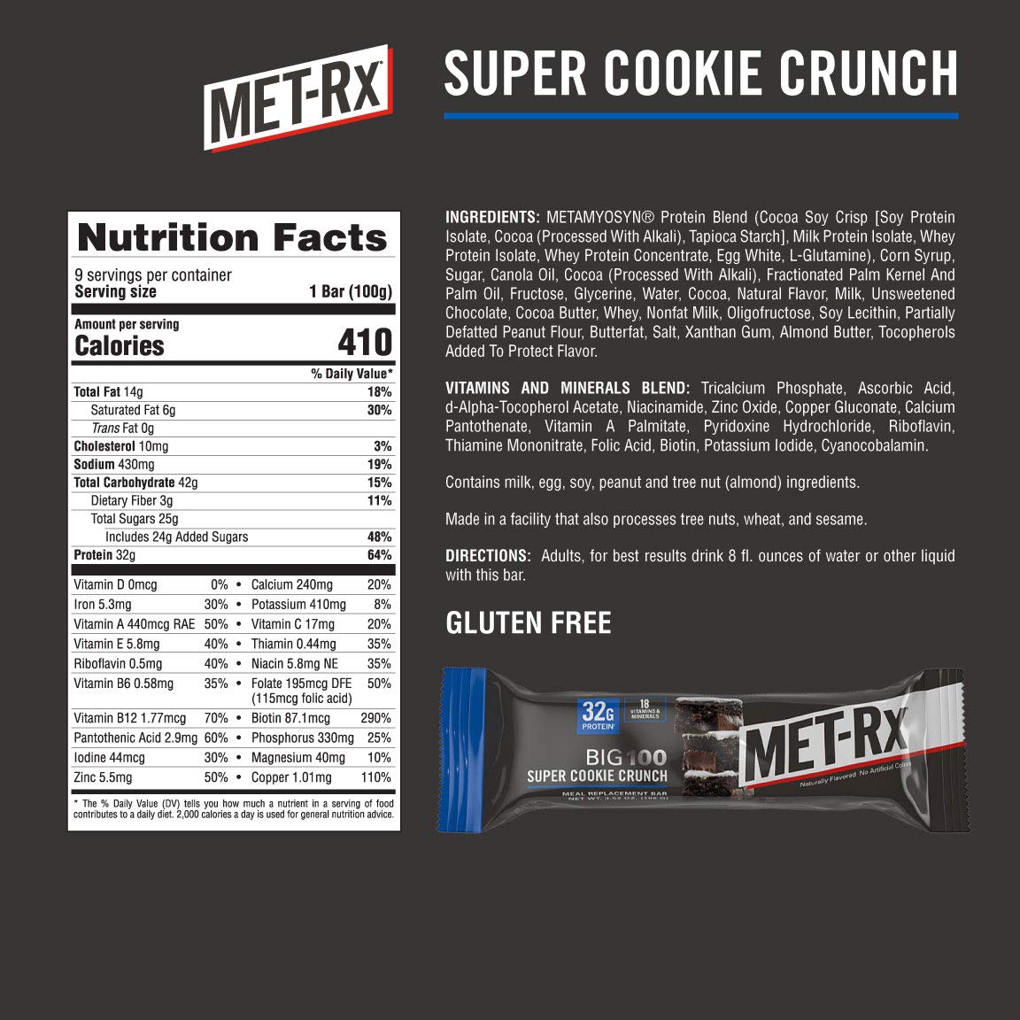 MET-Rx Meal Replacement Bars