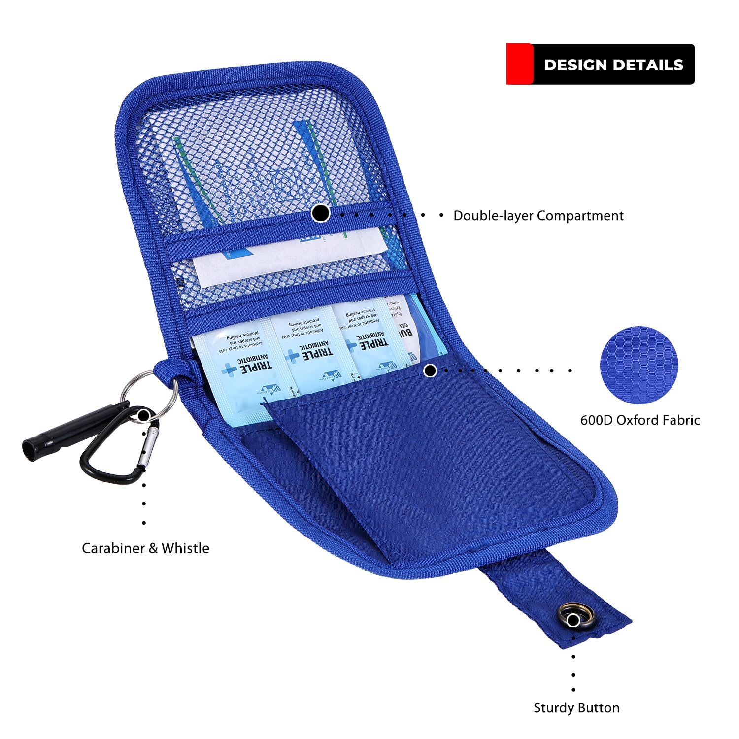 Mini First Aid Kit - 137 Piece Small Emergency Medical Kit