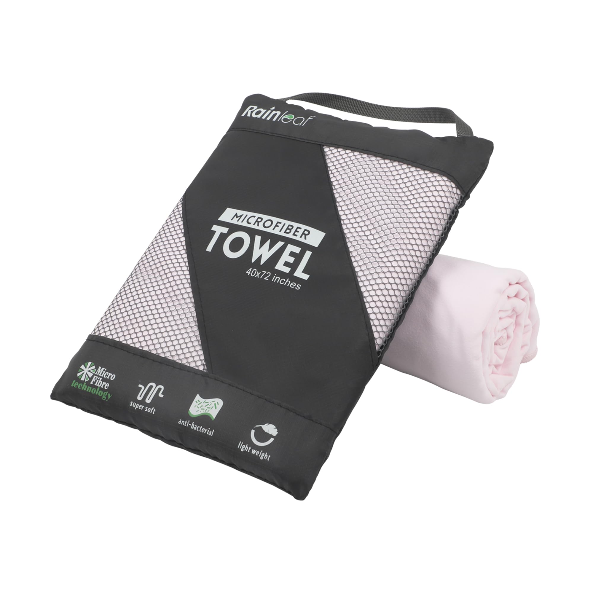 Rainleaf Microfiber Towel, Quick dry, Compact