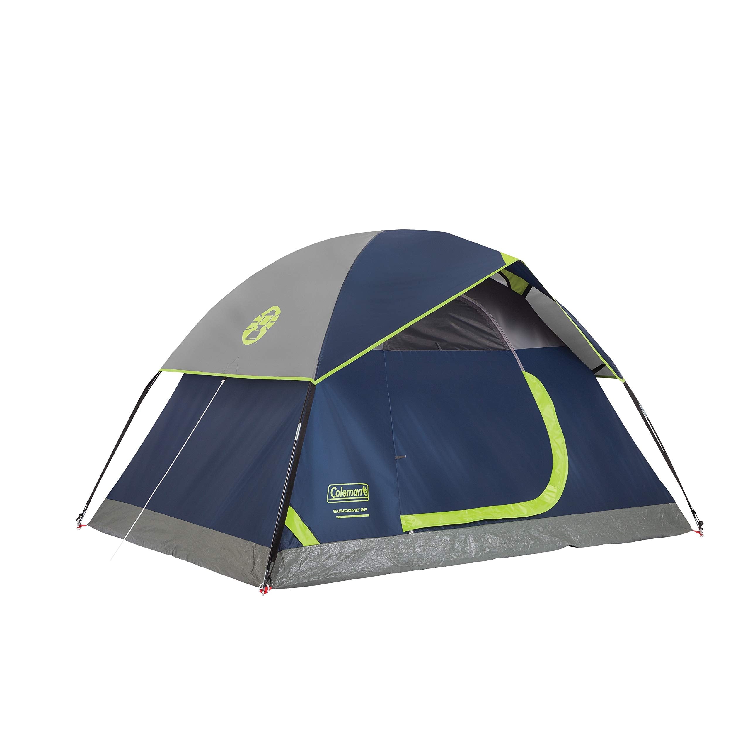 Coleman Sundome Camping Tent with Rainfly, 2/3/4/6 Person Tent Sets Up in 10 Mins, Weatherproof
