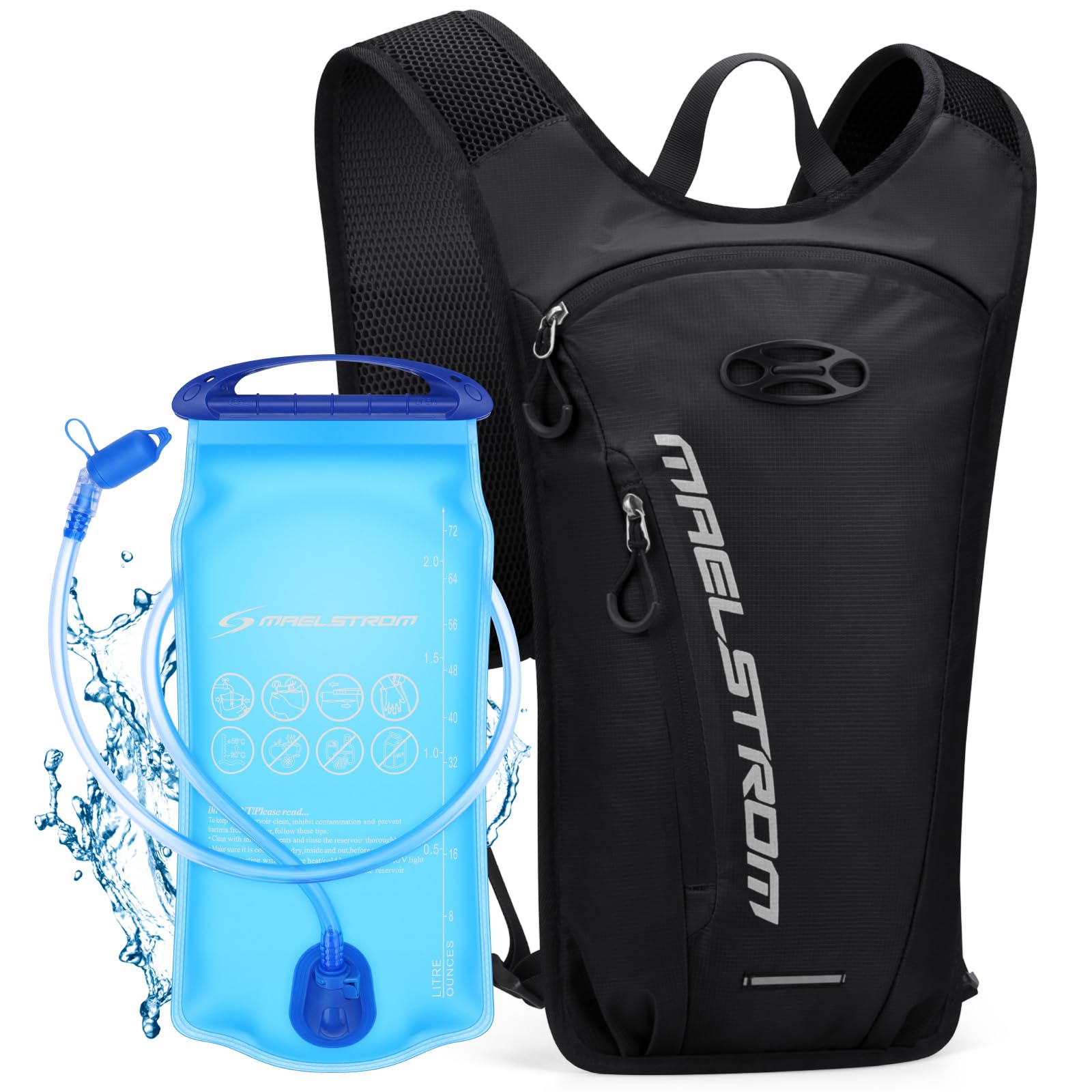 Hydration Vest,  Hiking Backpack with 2L Water Bladder