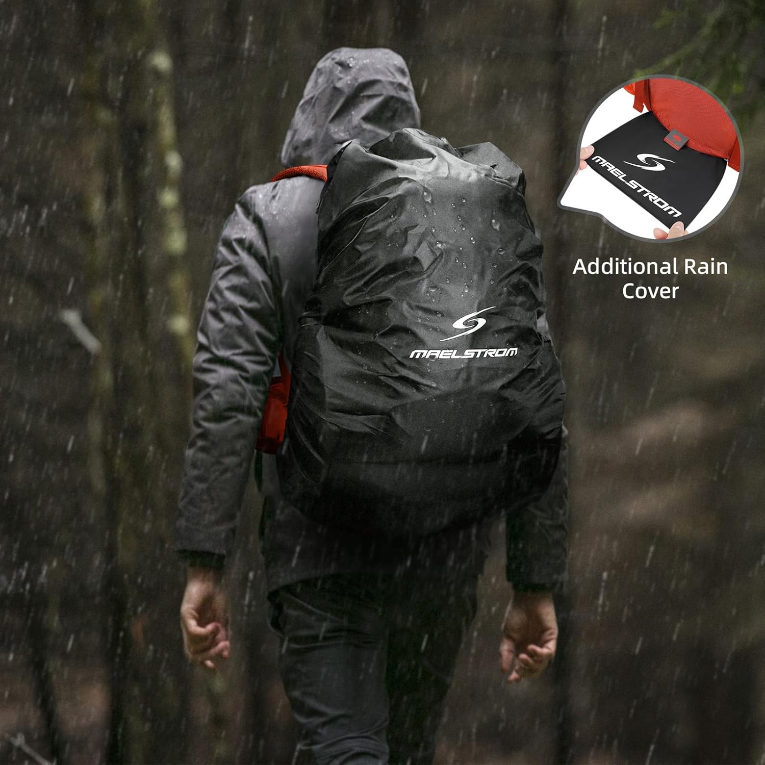 Waterproof Lightweight Travel Pack with Rain Cover