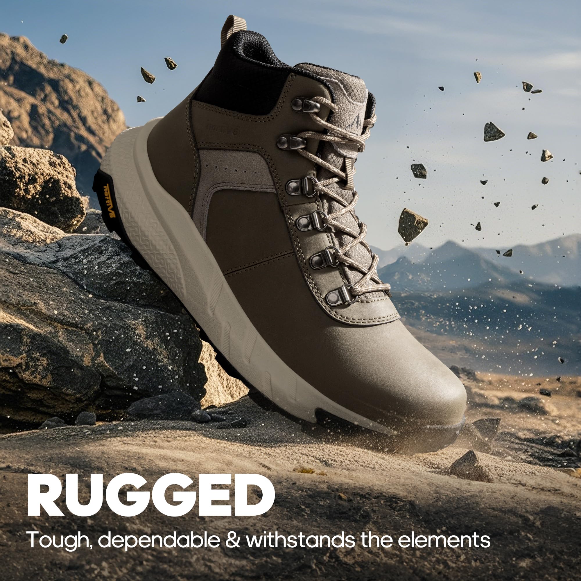 Men's Waterproof Leather DriftShield Hiking Boots