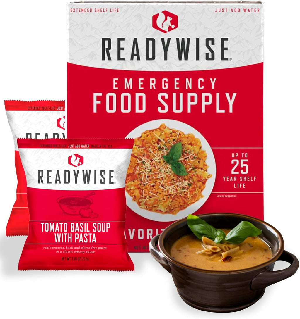 ReadyWise Emergency Food Supply - 18 Servings Survival Food Kit