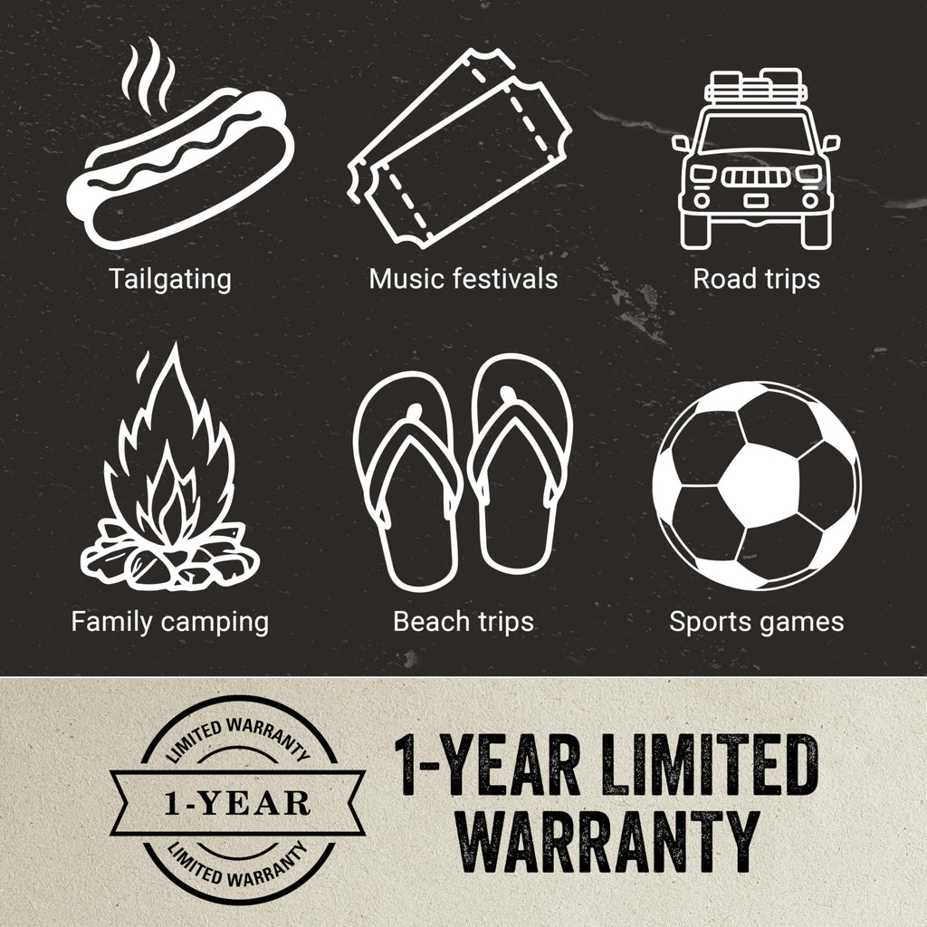 Coleman Broadband Mesh Quad Camping Chair with Carry Bag & Cup Holder, Cooling Mesh Back with Adjustable Arms, Great for Camping, Tailgating, Firepits, Patio, & More