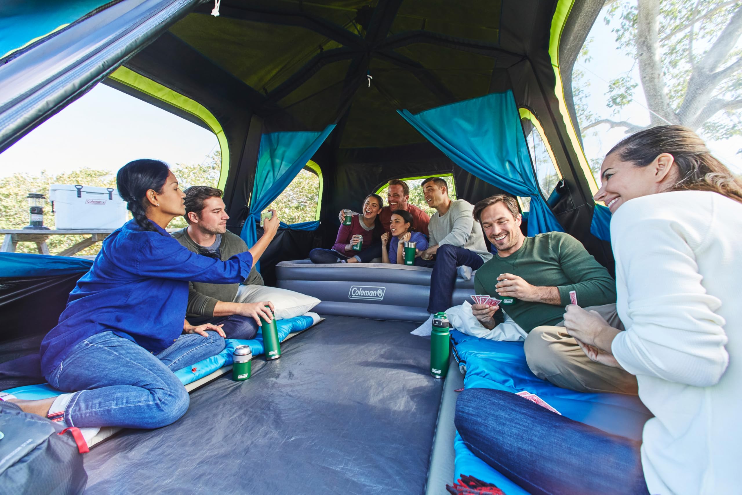 Coleman 4/6/8/10 Person Instant Camping Tent with 1-Minute Setup