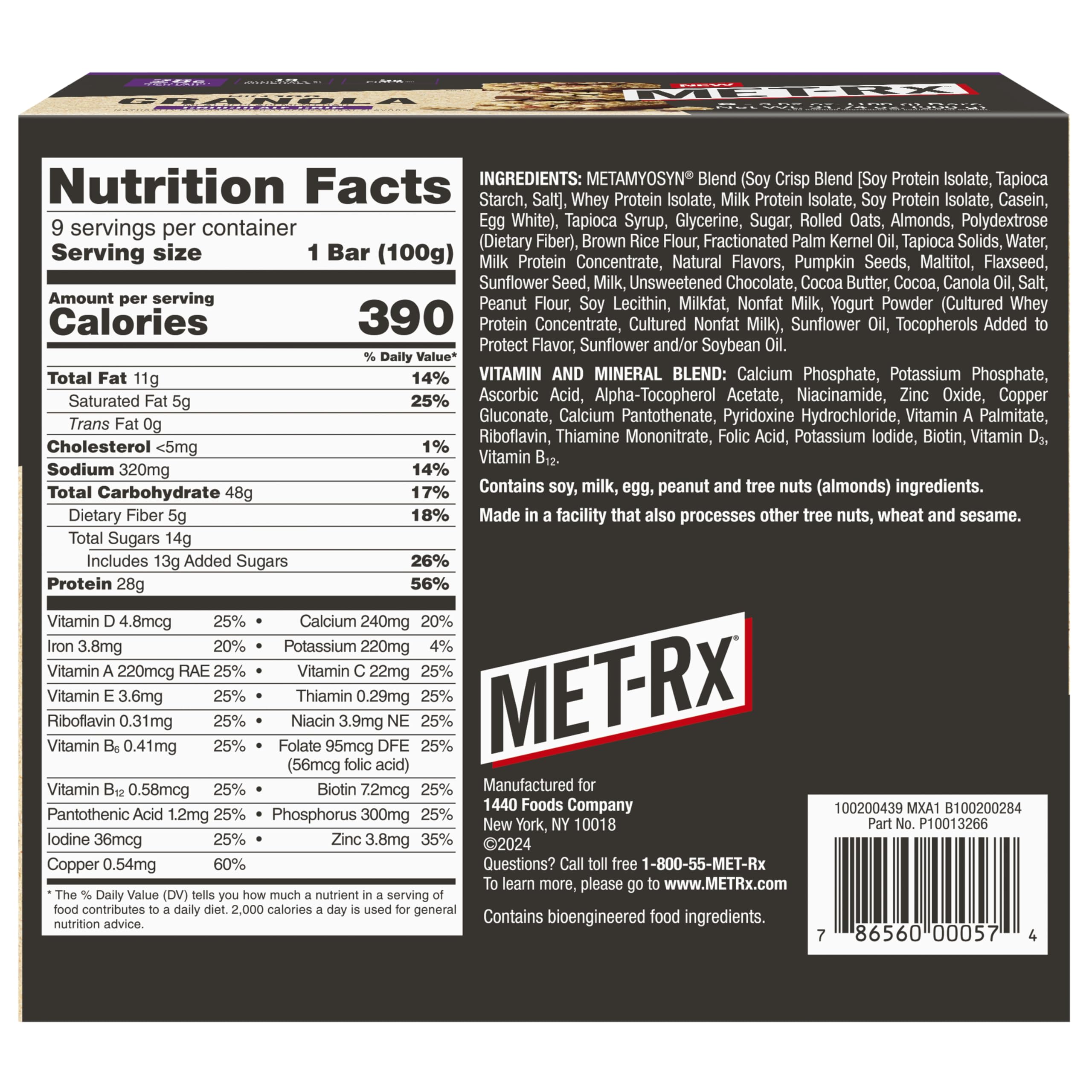 MET-Rx Meal Replacement Bars