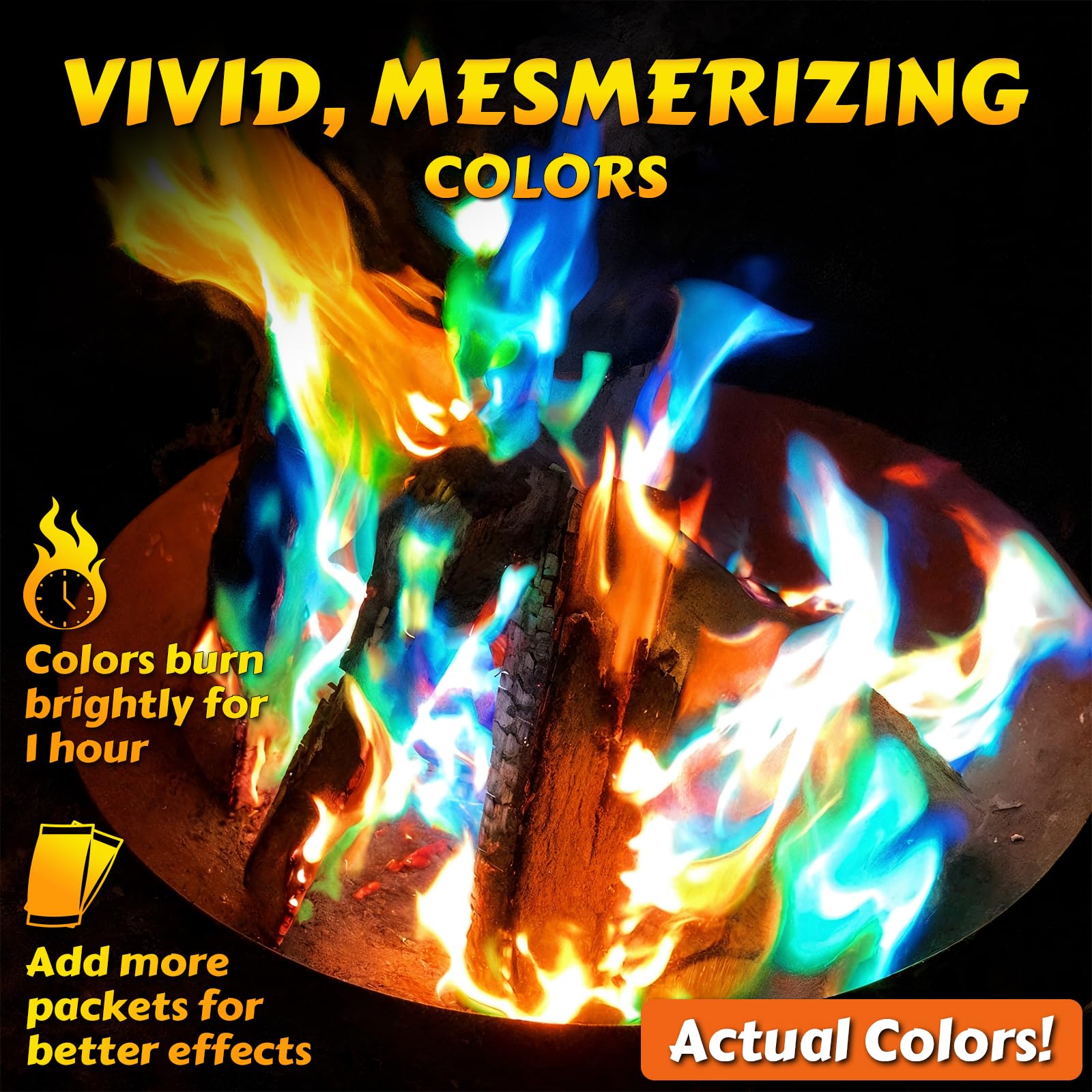 HGD (6 Pack) Magic Campfire Fire Color Changing Packets
