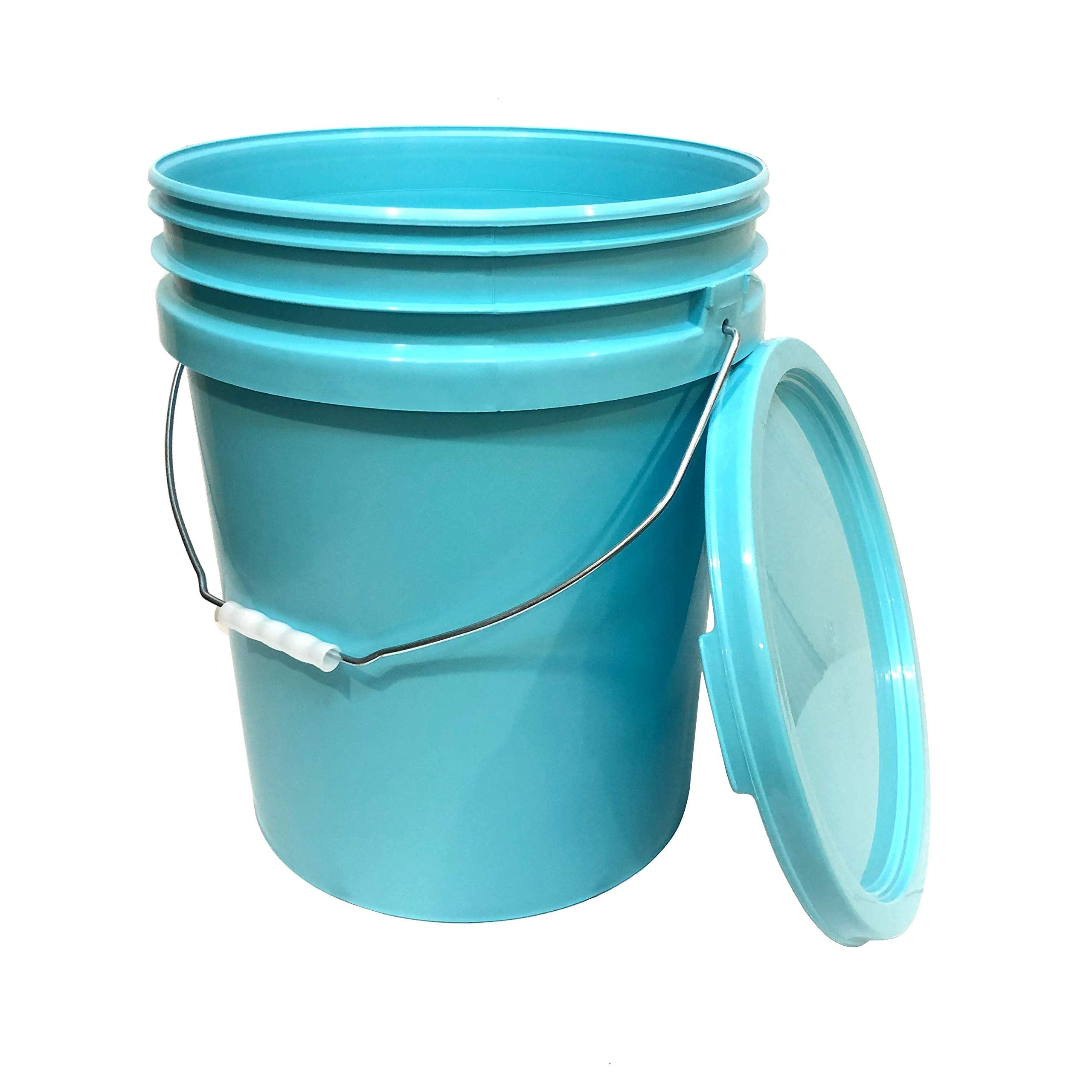 Outdoor 5 Gallon Bucket with Lid - Durable All Purpose Pail