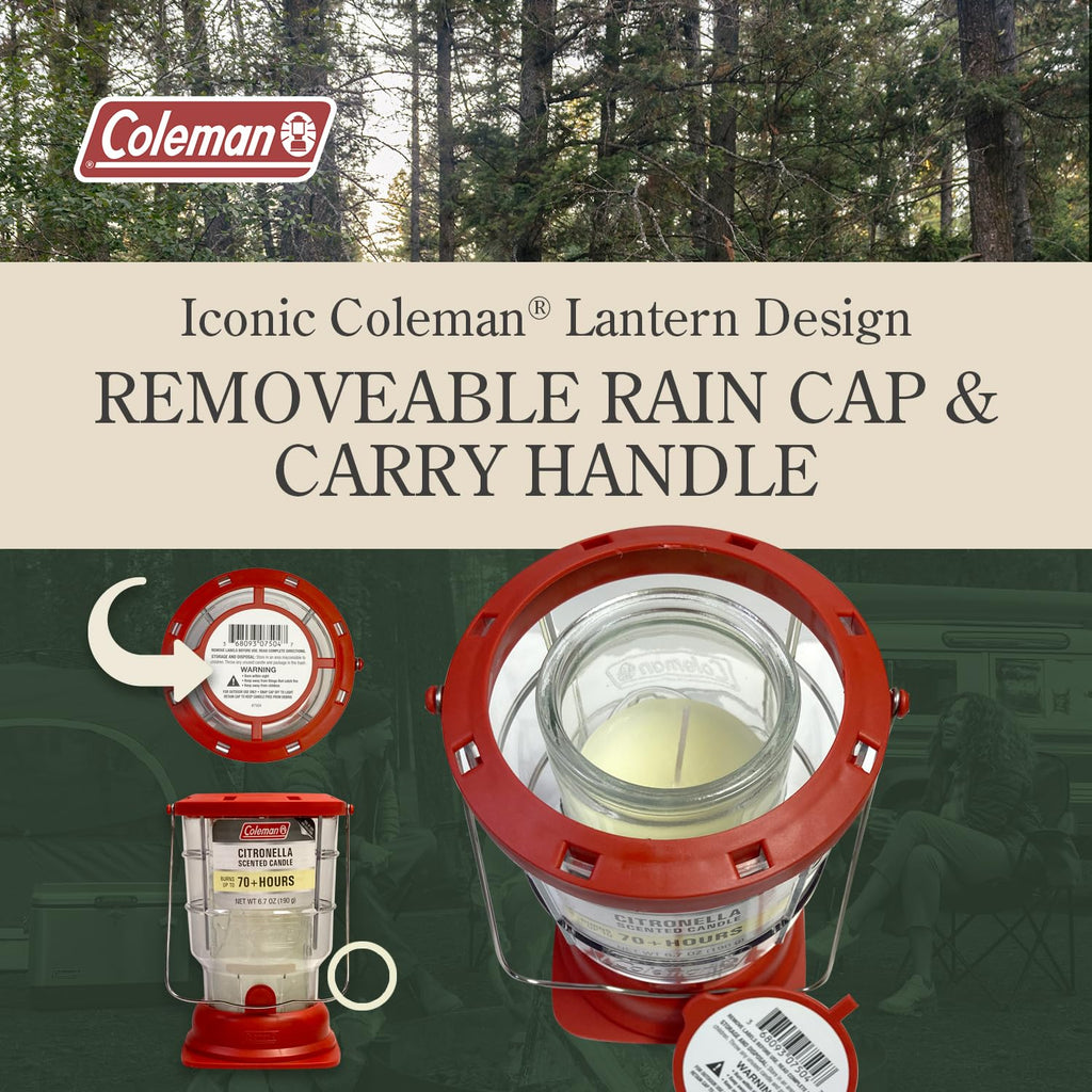 Coleman 70+ Hour Citronella Candle Outdoor Lantern
