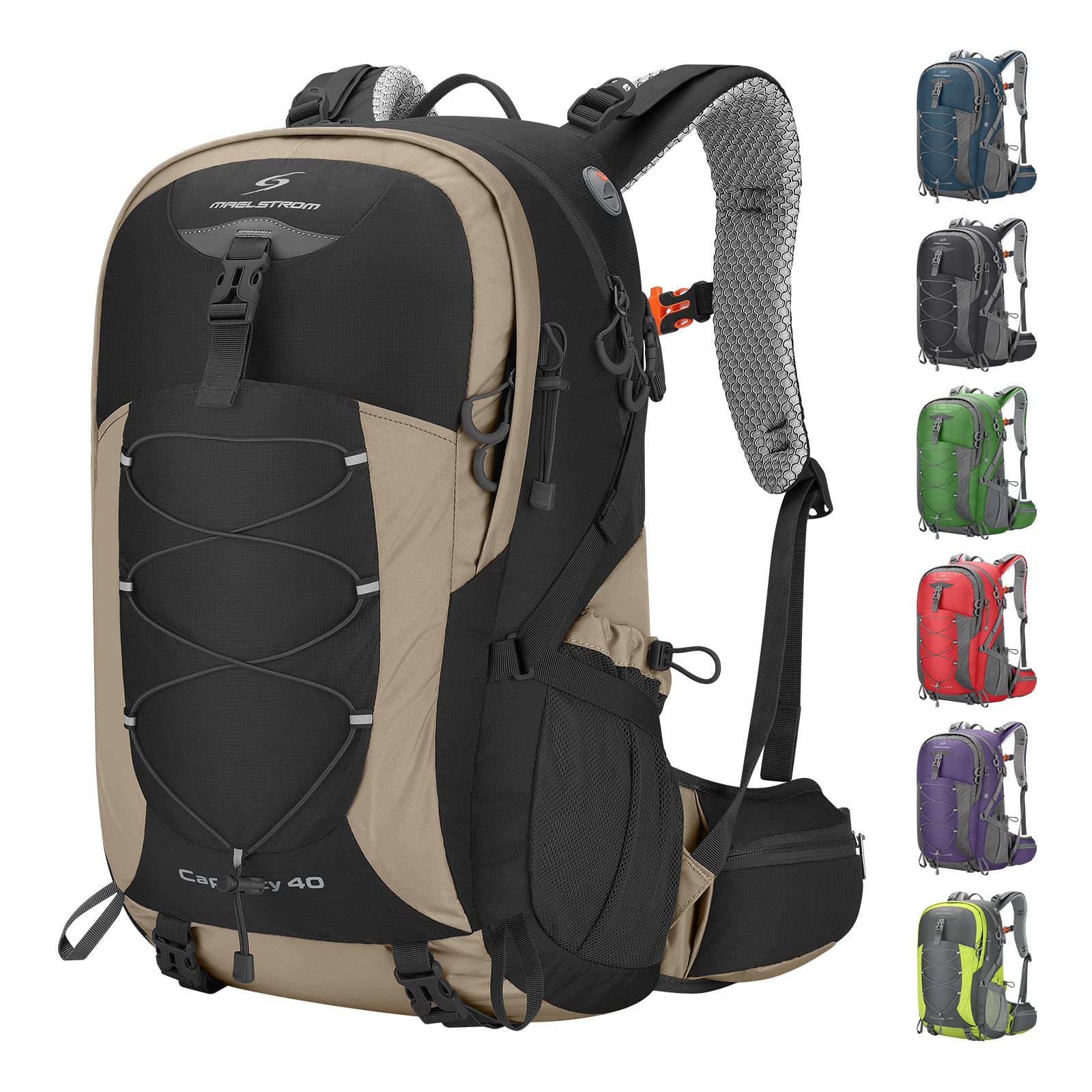 Waterproof Hiking Pack with Rain Cover