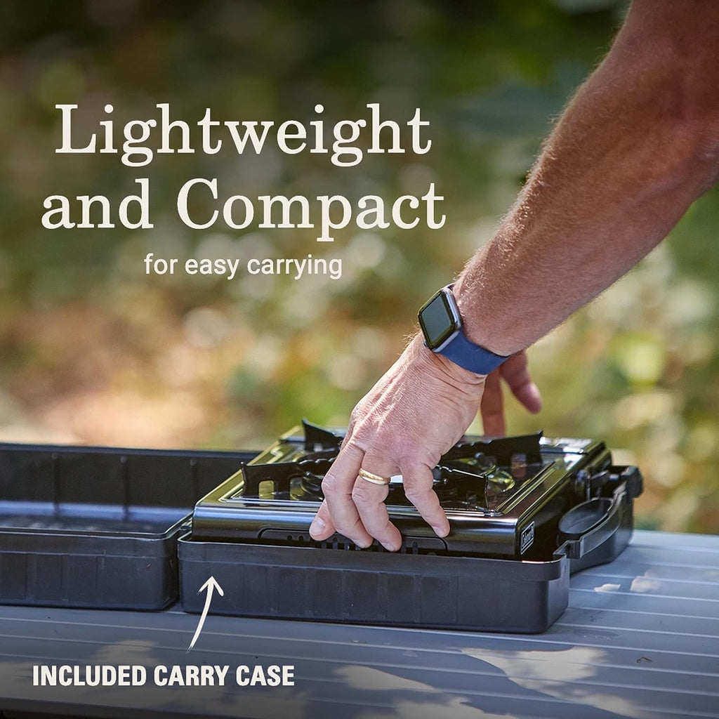 Coleman Classic 1-Burner Butane Stove, Portable Camping Cooktop with Carry Case & InstaStart Ignition