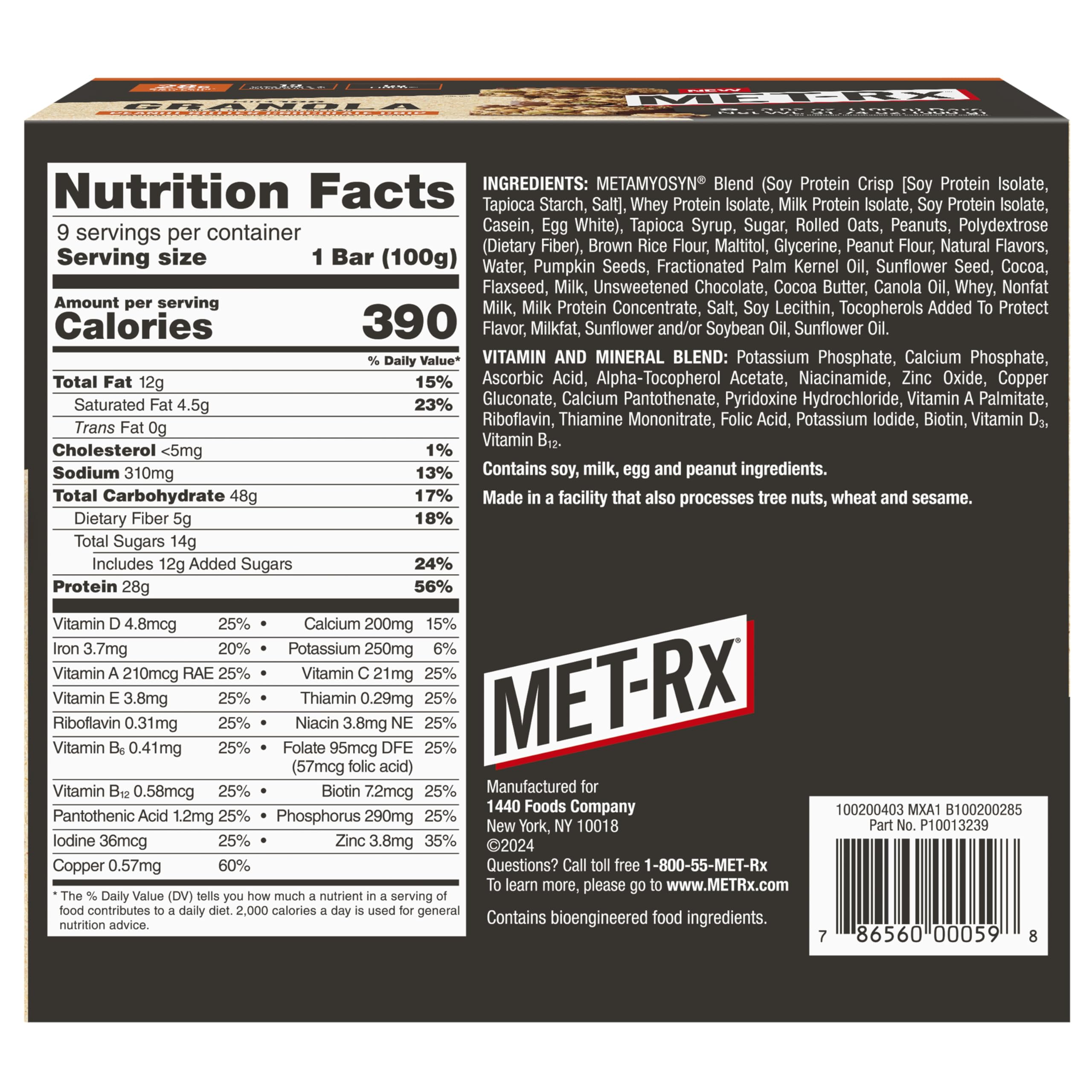 MET-Rx Meal Replacement Bars