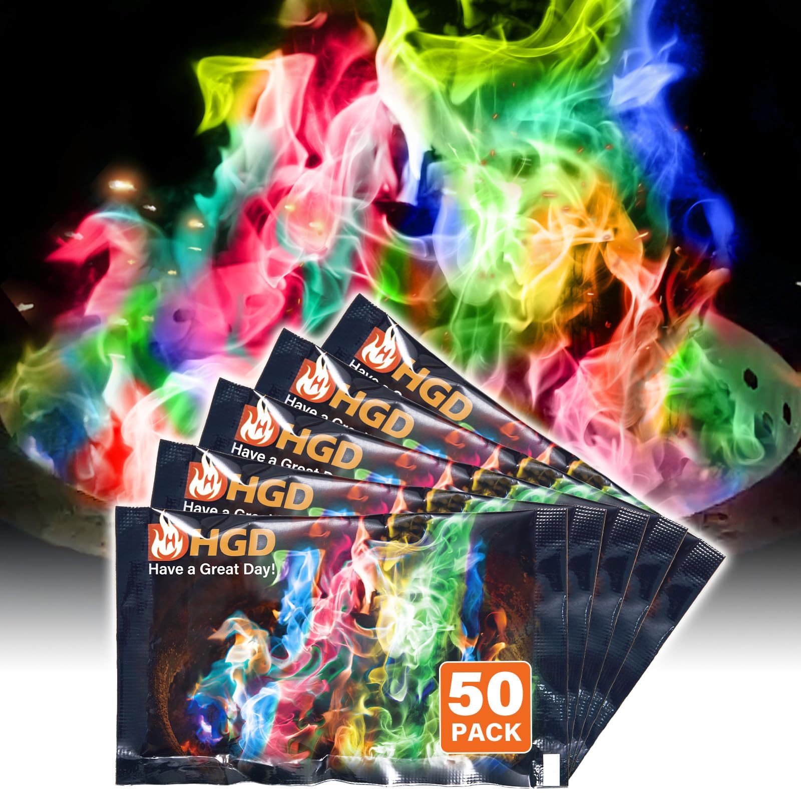 HGD (6 Pack) Magic Campfire Fire Color Changing Packets