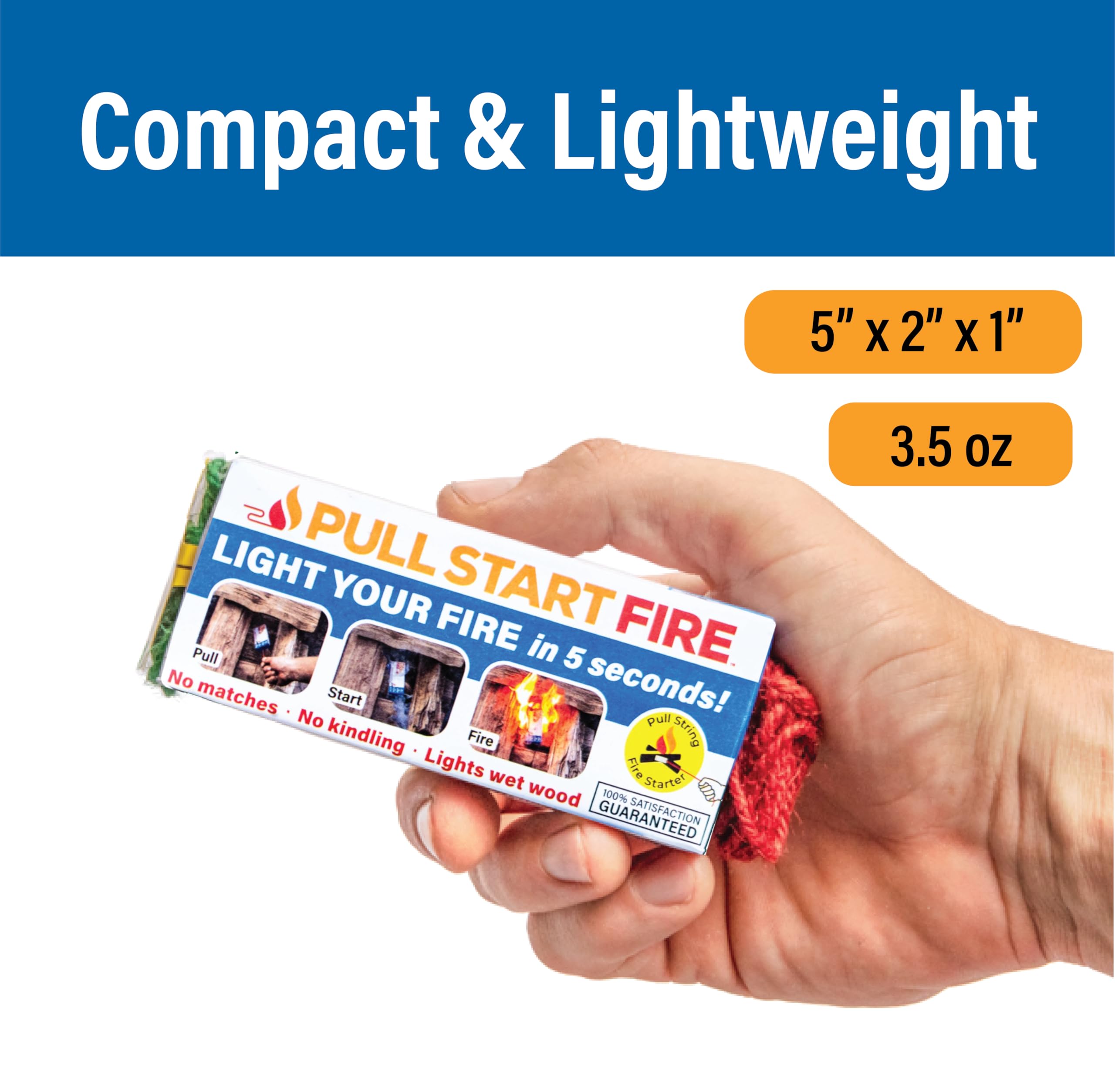 Pull String Firestarter | No Matches Required