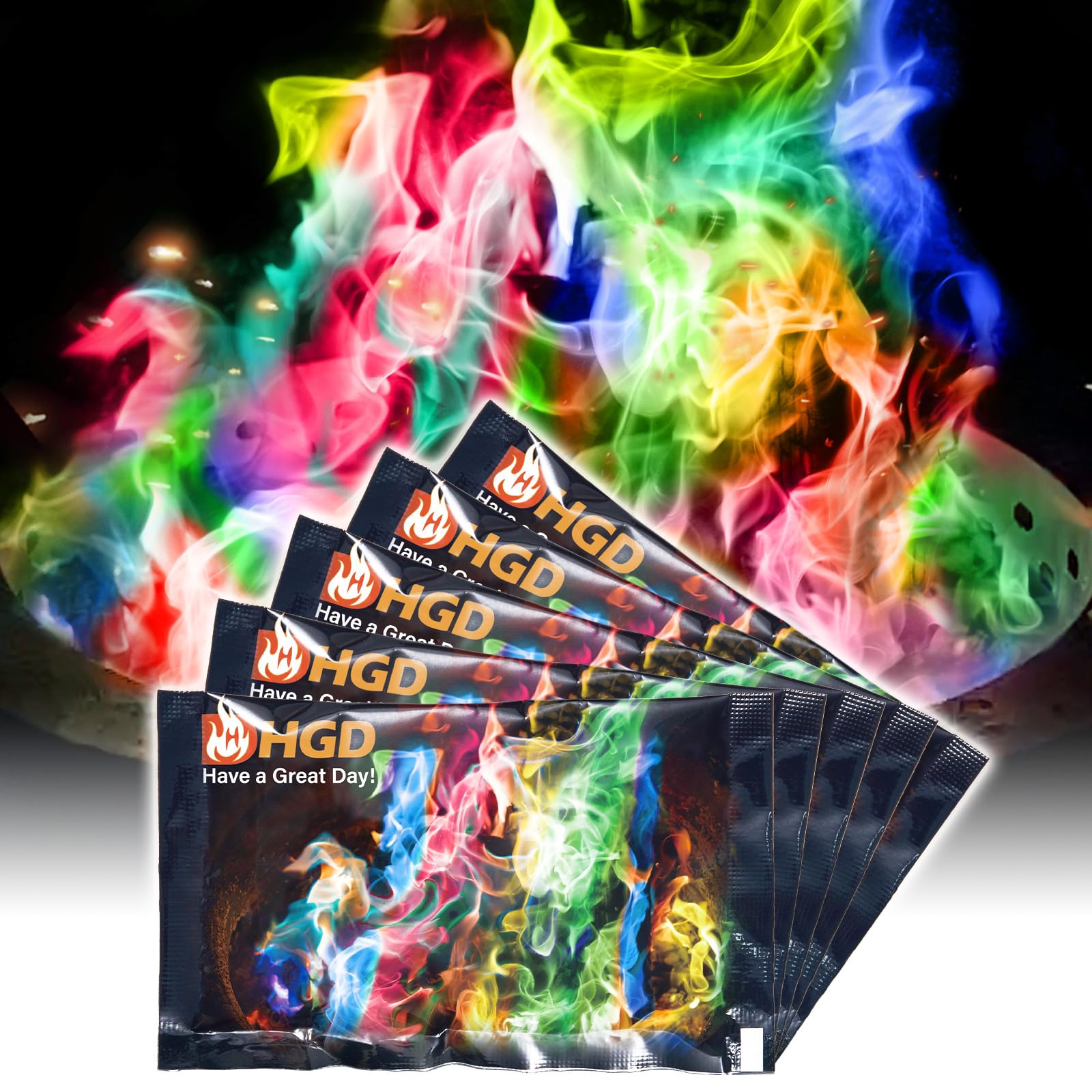 HGD (6 Pack) Magic Campfire Fire Color Changing Packets